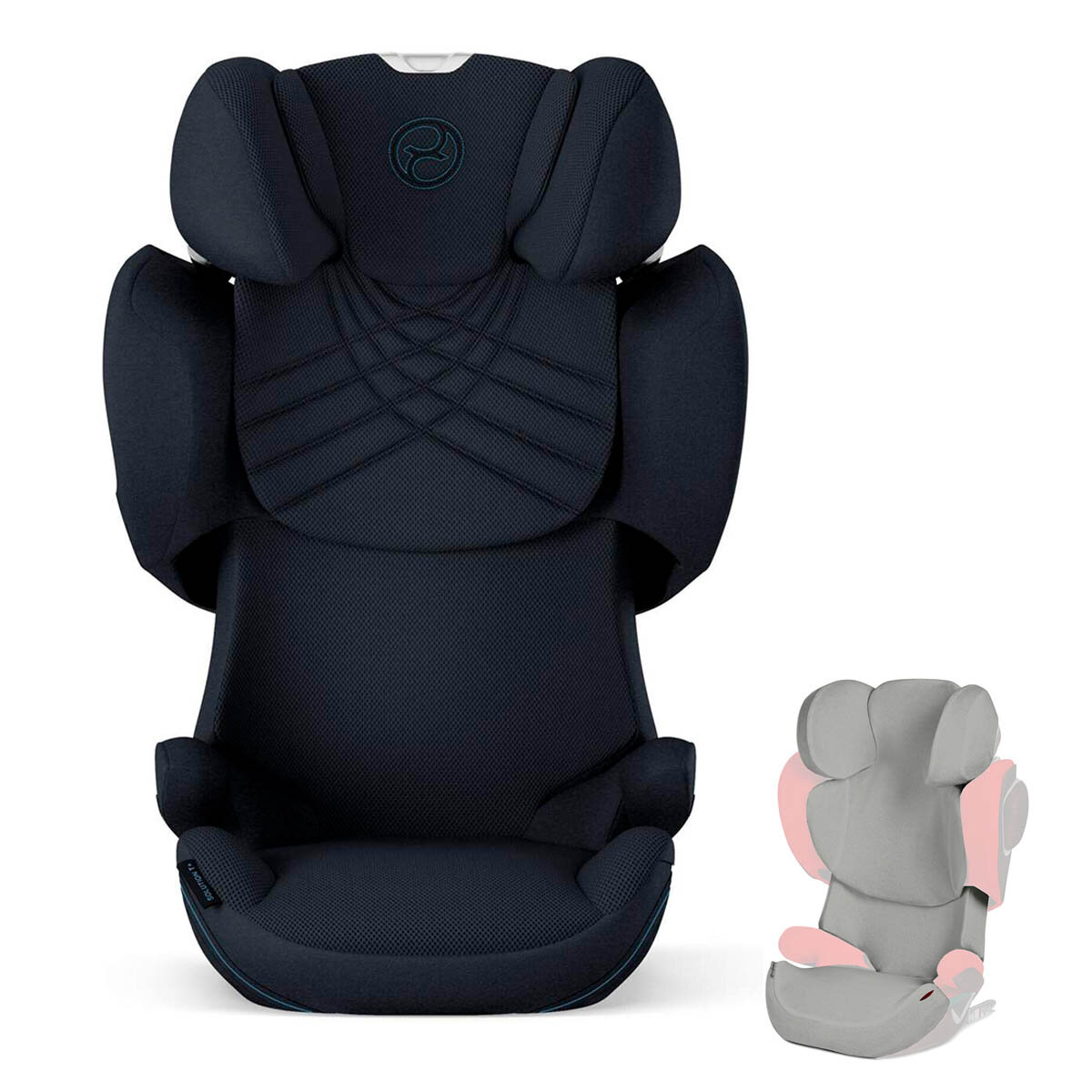 Cybex Solution T i-Fix Plus Kindersitz Nautical Blue + Gratis Sommerbezug