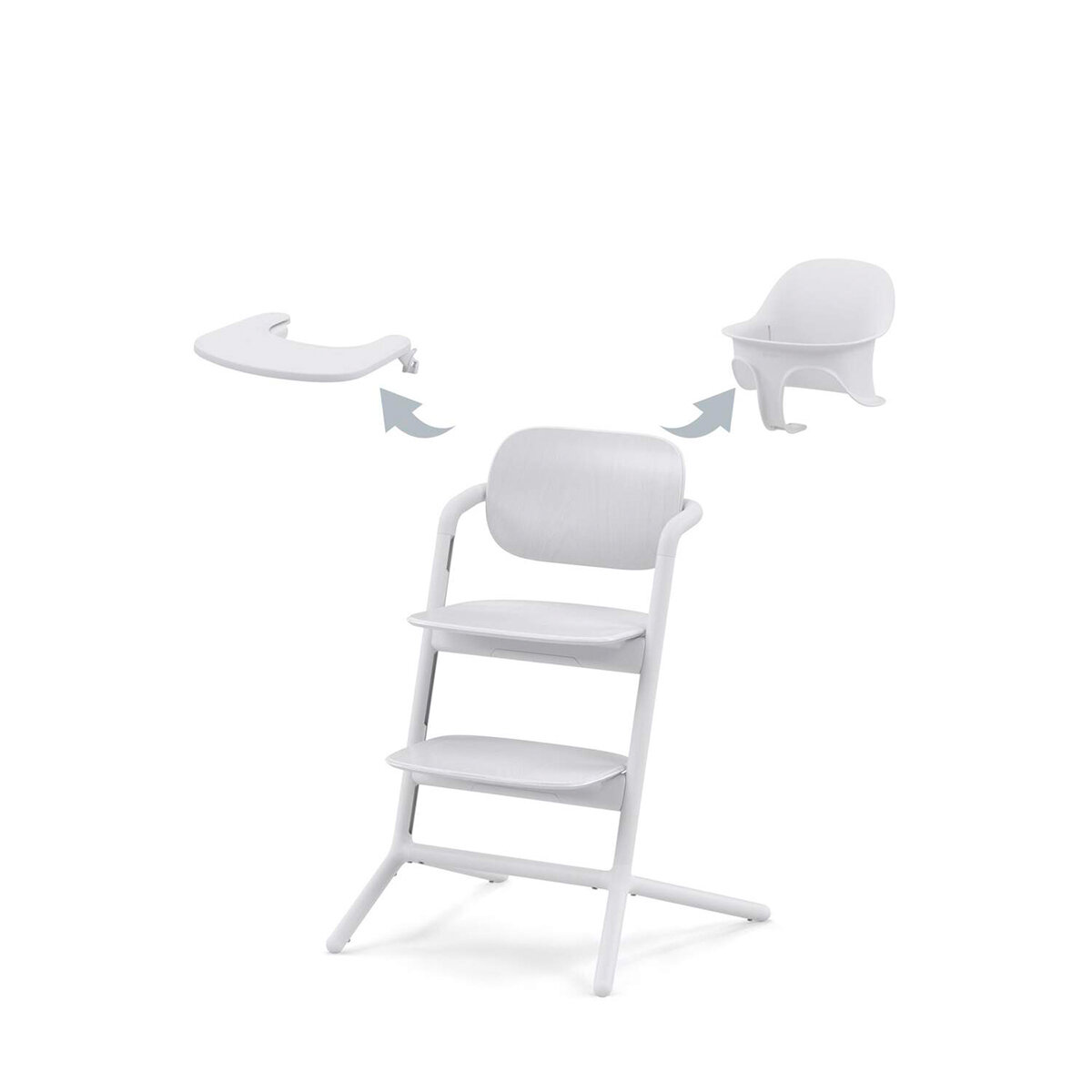 Cybex Lemo 3-in-1-Hochstuhl-Set All White