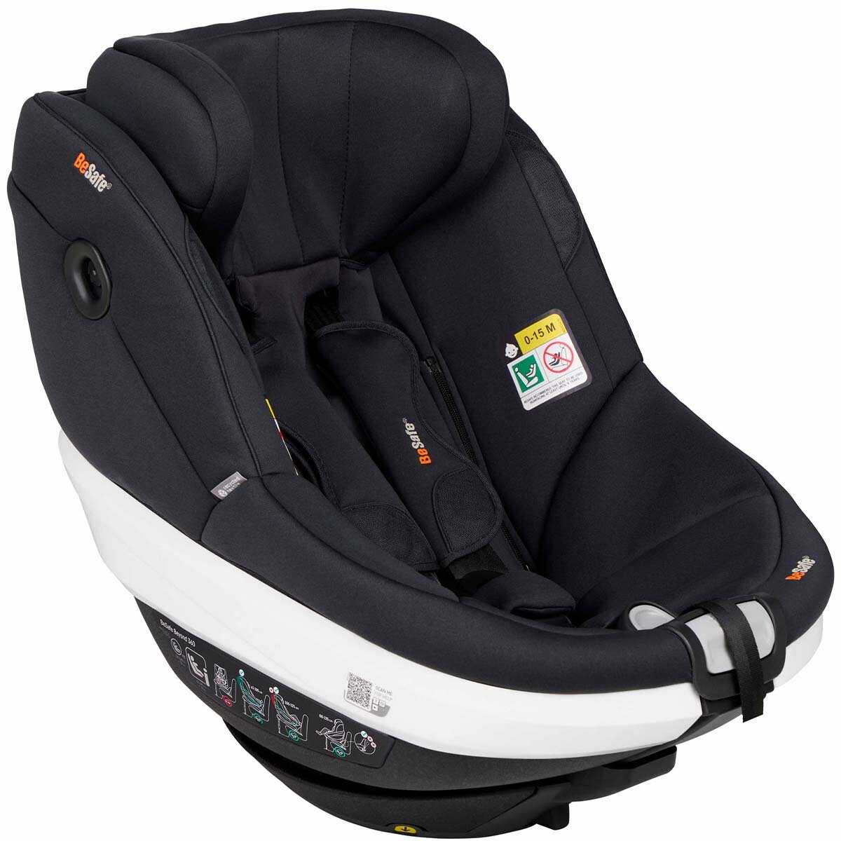 Besafe Kindersitz Beyond 360 Black Soft Breeze