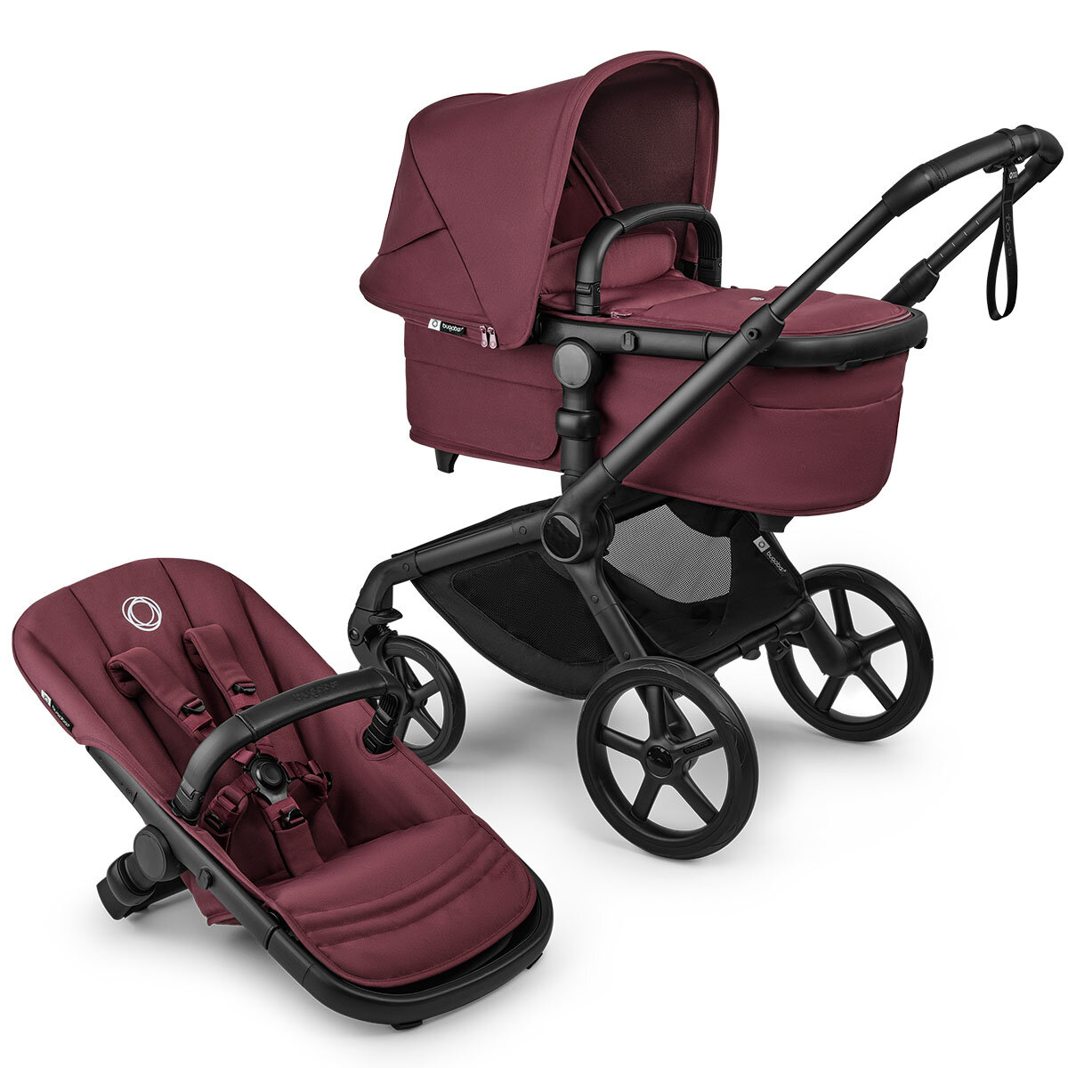Bugaboo Complete Kinderwagen Fox 5 Renew Dark Cherry
