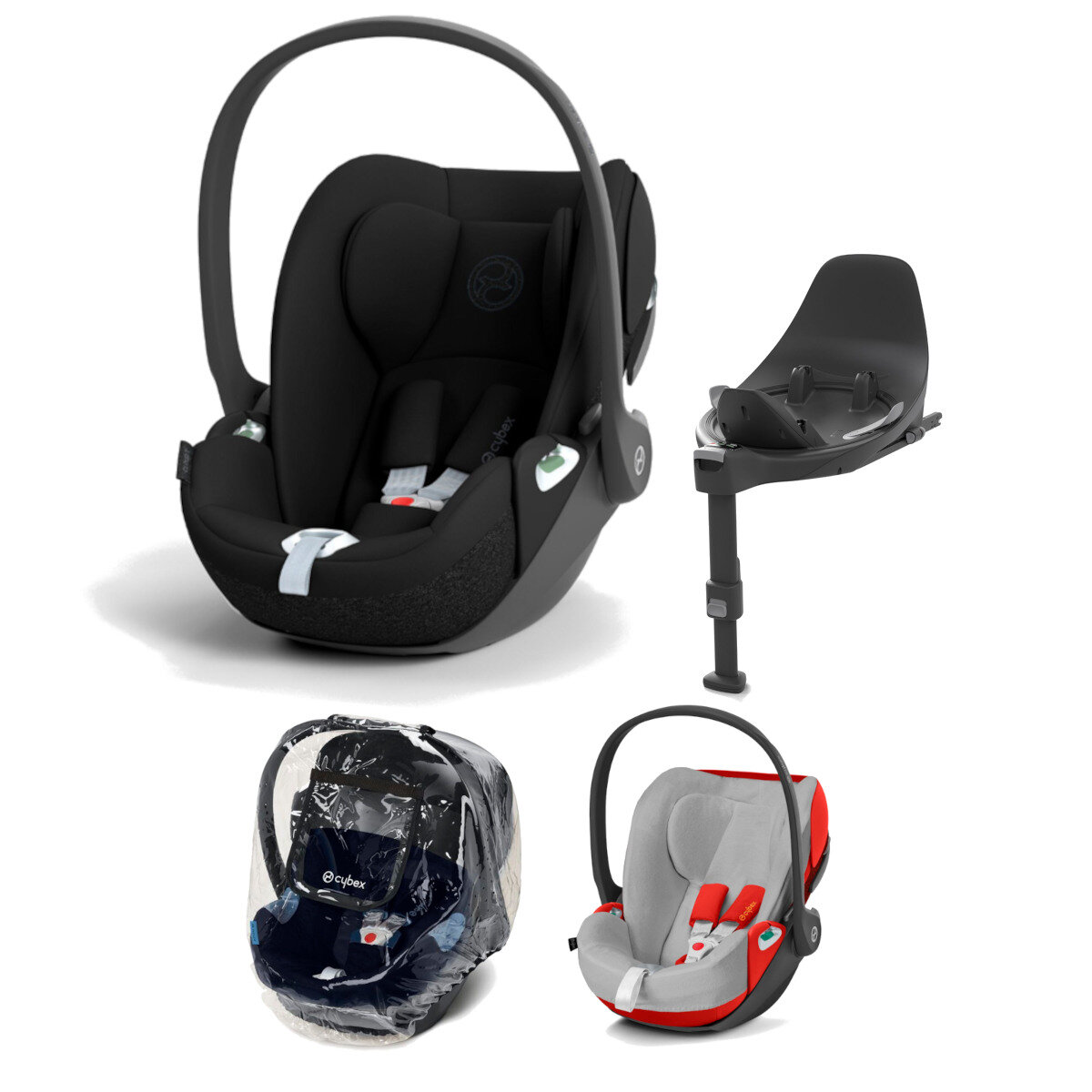 Cybex Babyschale Cloud T i-Size Set Sepia Black
