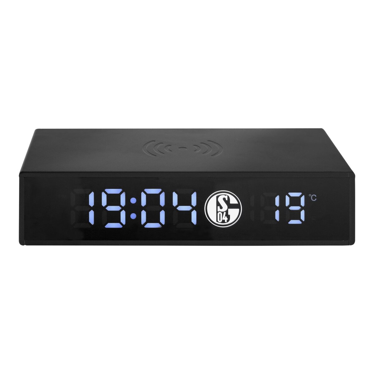 FC Schalke 04 Digitaler Wecker mit Handy-Ladefunktion
