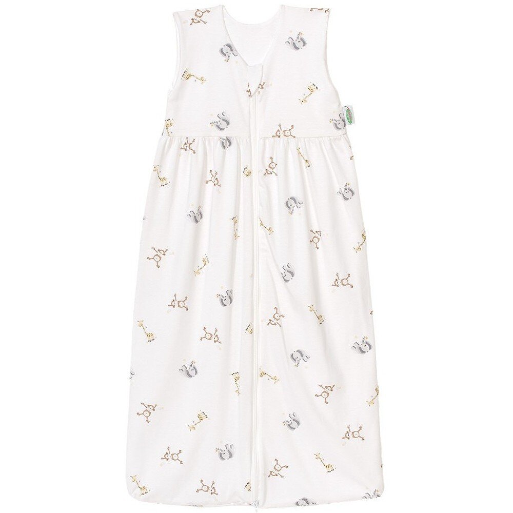 Odenwälder 1184-1891 Gr.70 cm Jersey Schlafsack Anni Tiere weiss