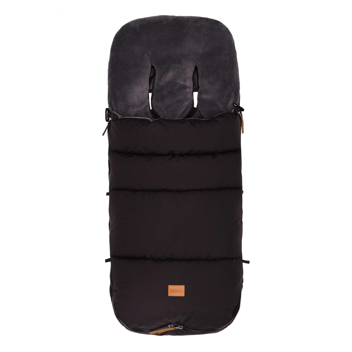 Fillikid Winterfußsack Kinley Coralfleece Schwarz