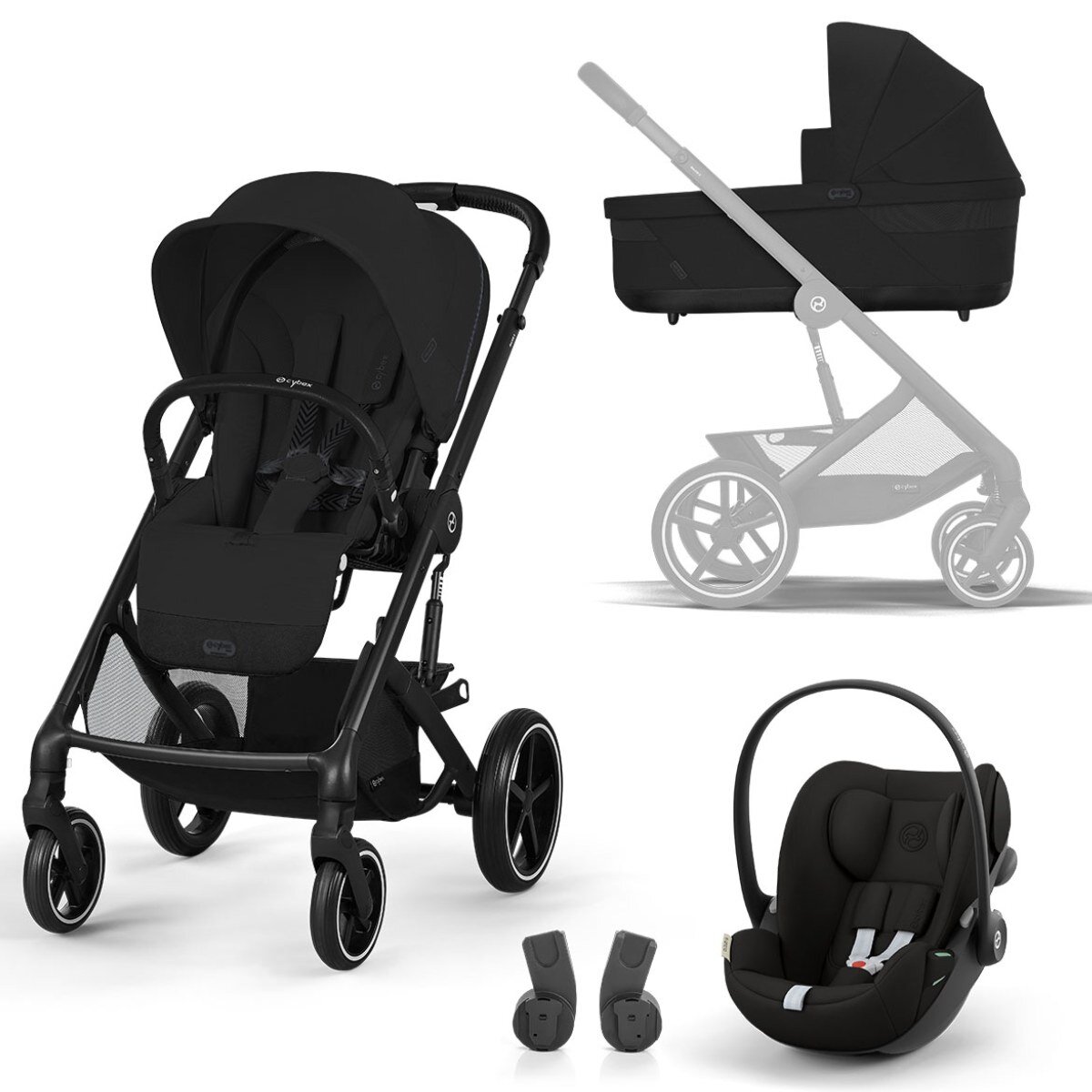 Cybex Balios S Lux 3in1 Set Moon Black Moon Black