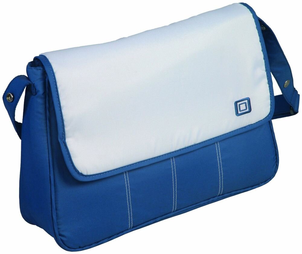 Babywelt Moon 25040002-724 Wickeltasche blau/weiß