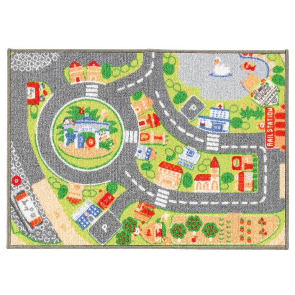 Sevi 60265 Kinderteppich Dorf 67x93cm