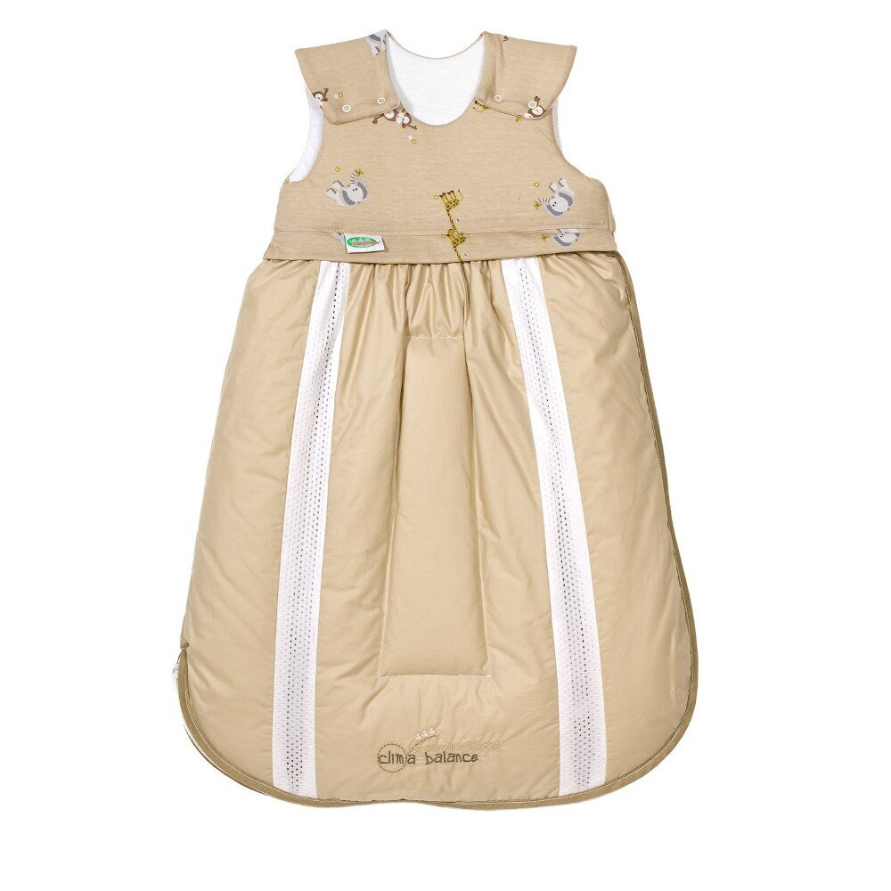 Odenwälder 1266-620 Gr.70 Daunen-Schlafsack Clima Balance 2-teilig beige