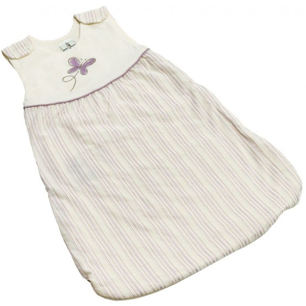 Be Be's Collection 705-26 Schlafsack Butterfly 110 cm, ecru/lila