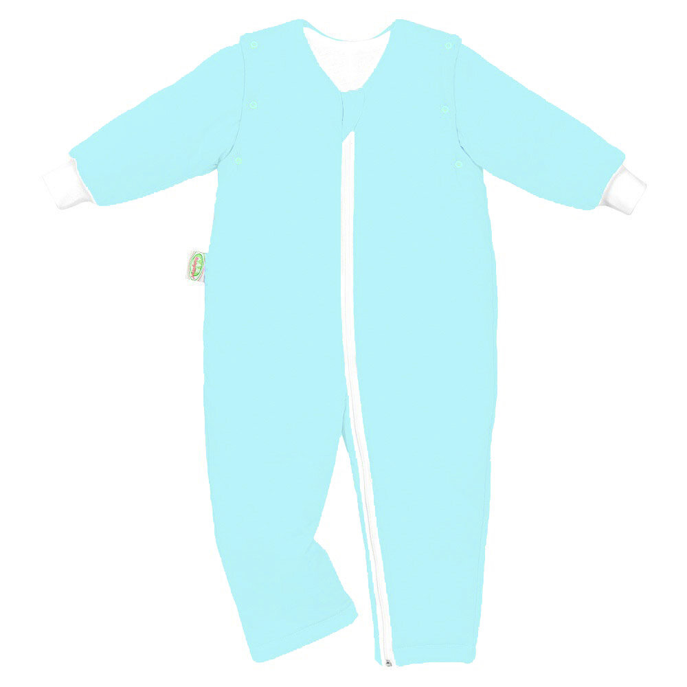 Odenwälder Jersey-Schlafoverall Hopsi frozen minze 86/92