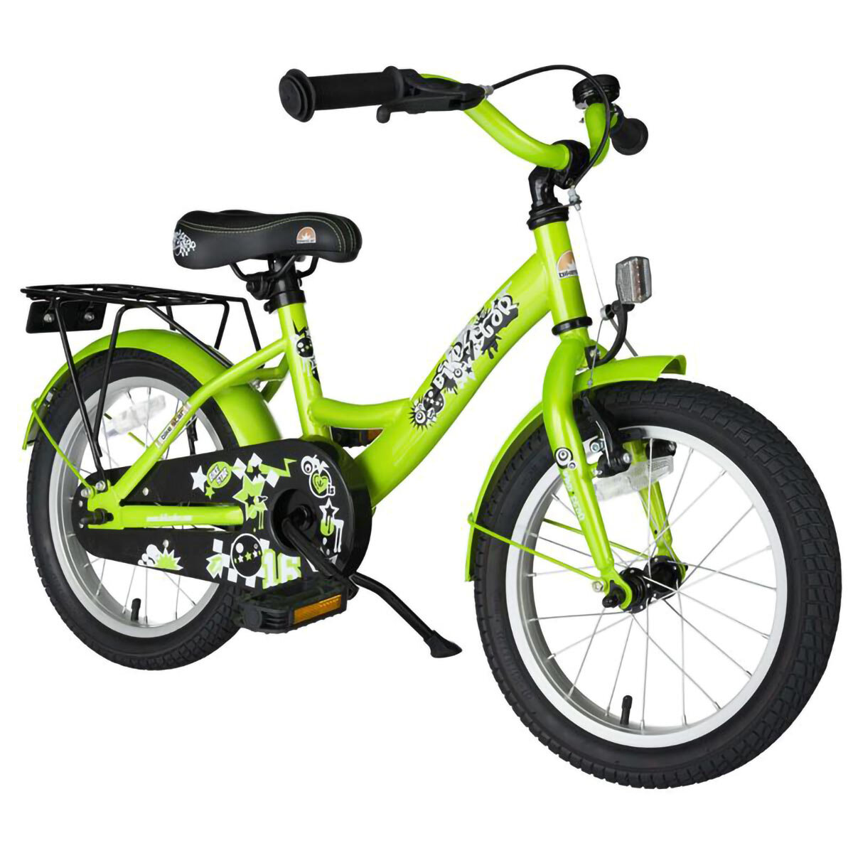 Bikestar Classic Kinderfahrrad 16 Zoll - Grün