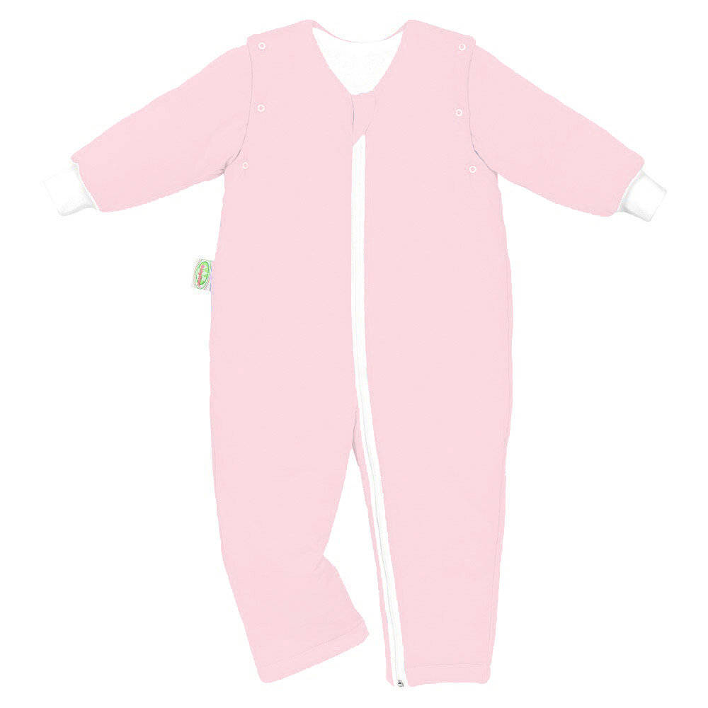 Odenwälder Jersey-Schlafoverall Hopsi rose quartz 86/92