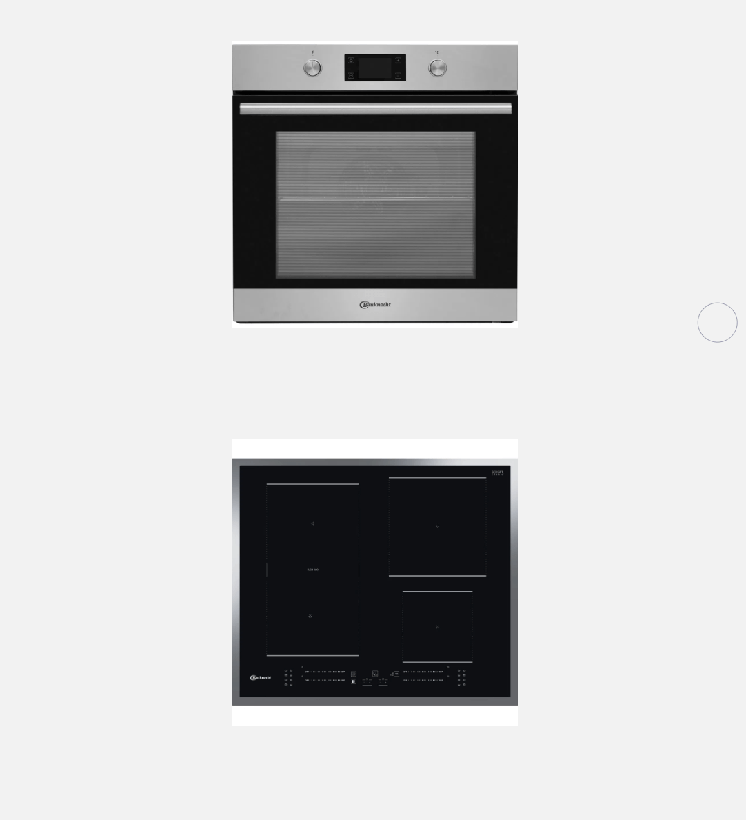 Bauknecht Einbaubackofenset BAKO FLEXIPYRO : Kochfeld BS 7160C FT + Einbaubackofen BAR2 KP8V2 IN
