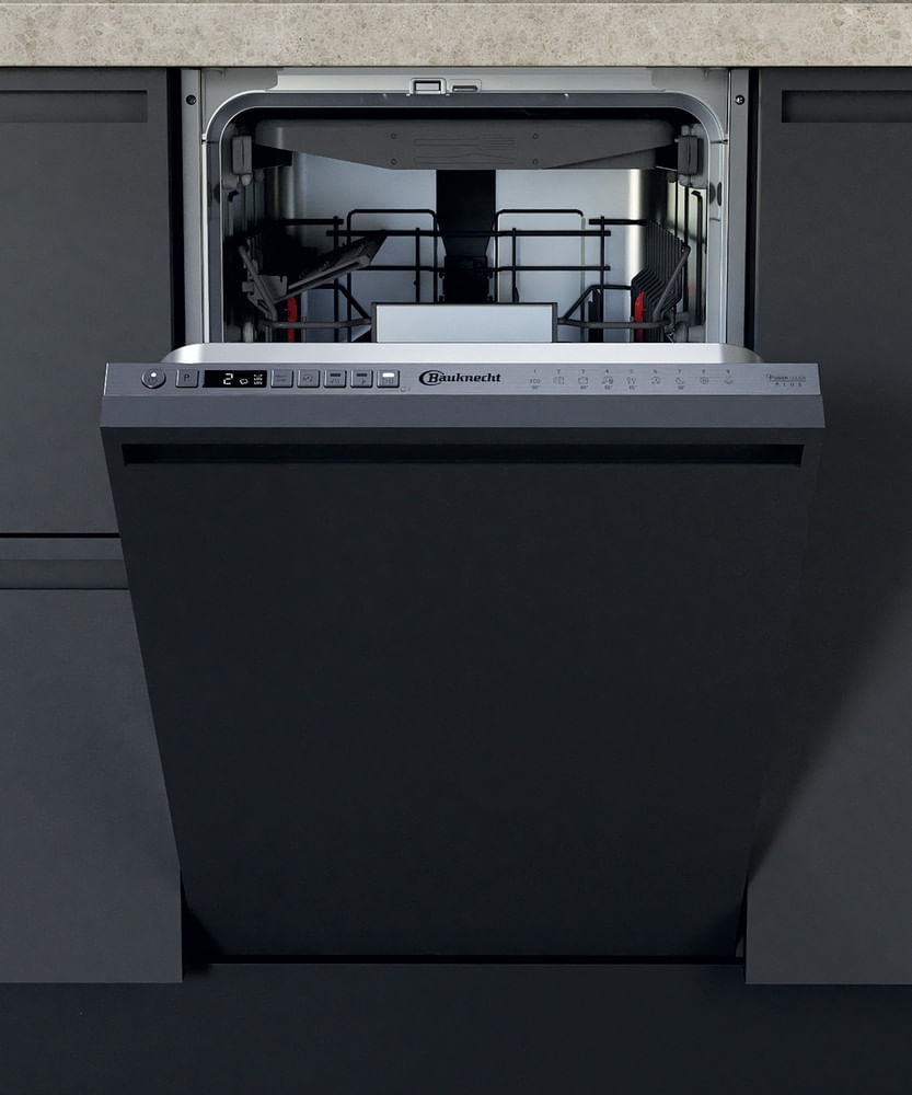Bauknecht vollintegrierter Geschirrspüler: 45 cm Kompaktgerät - BSIO 3O35 PFE X