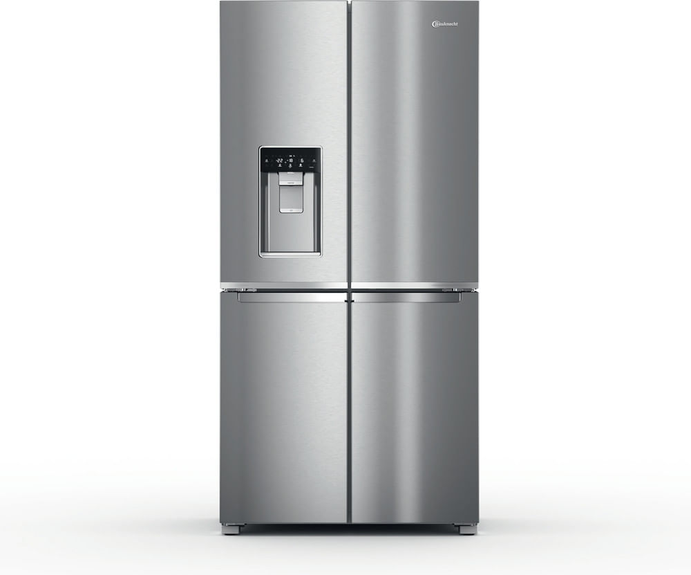 Bauknecht Side by Side Kühlschrank mit Wasser- und Eiswürfelspender : Farbe Edelstahl - BKQ9I MO2L EF