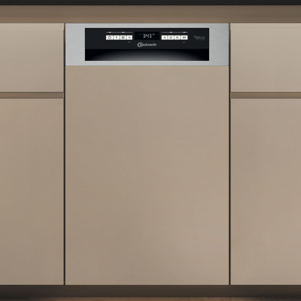 Bauknecht teilintegrierter Geschirrspüler: 45 cm Kompaktgerät - BK6PB10BS7A0