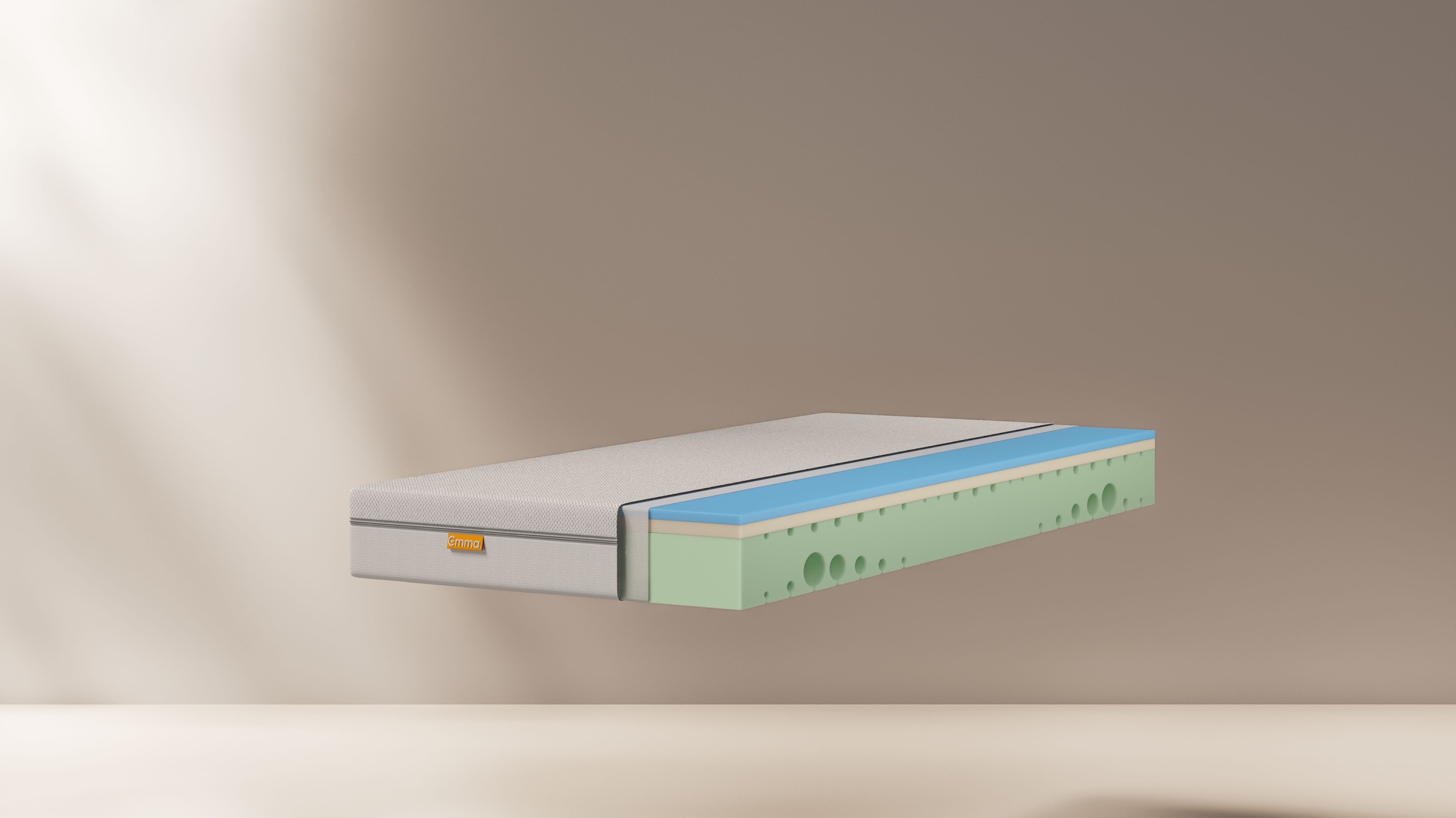 Emma Kaltschaummatratze 'Emma One, 7 Zonen Matratze 90x200 cm, 140x200 cm & weitere Größen' 18 cm hoch Raumgewicht: 52 kg/m³ 1 Stk. tlg. Matratze H2/H3/H4, ergonomisch, atmungsaktiv, allergikergeeignet