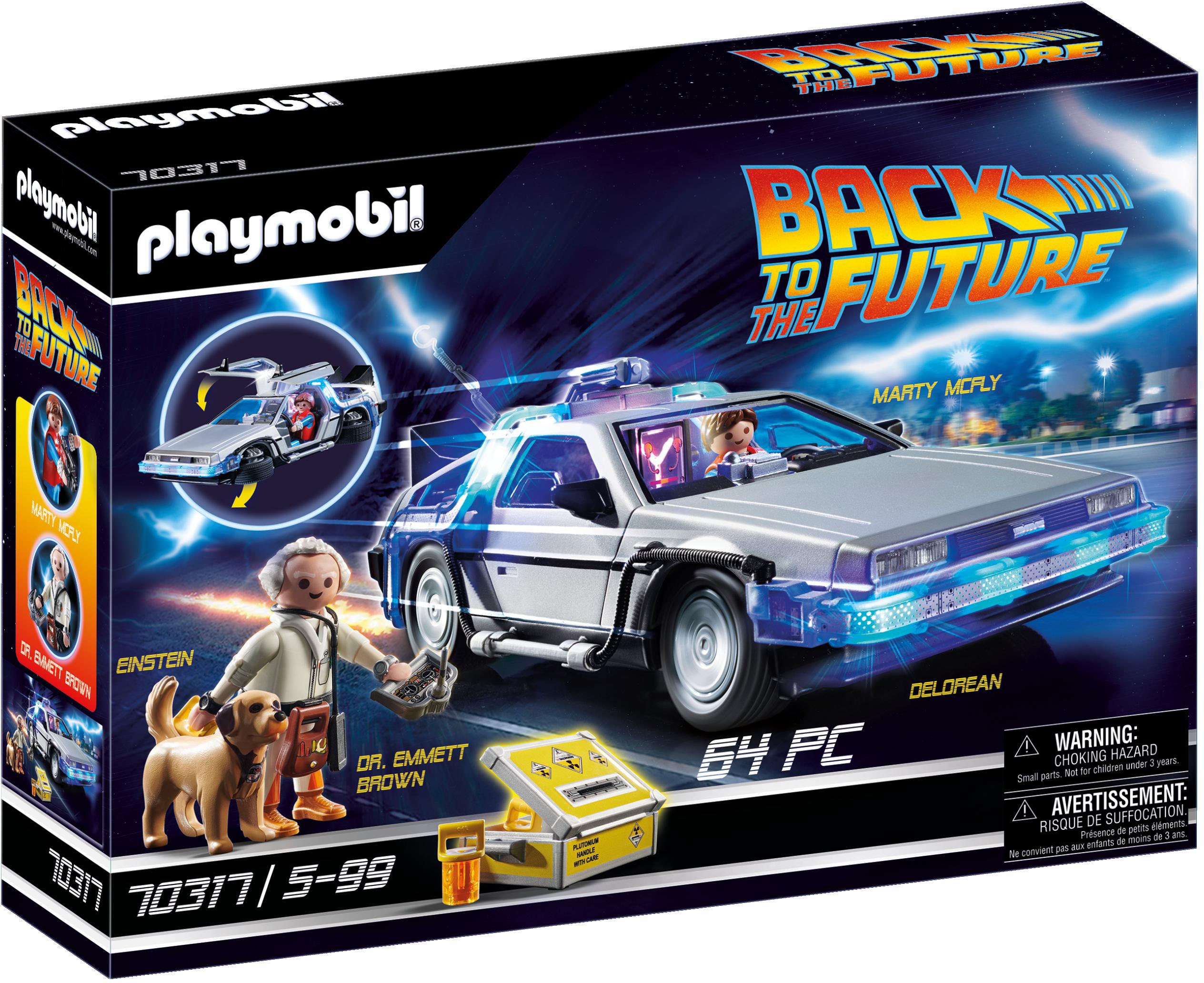 Playmobil Konstruktions-Spielset Back to the Future DeLorean (70317),Playmobil Back to the Future, (64 St.), Made in Germany