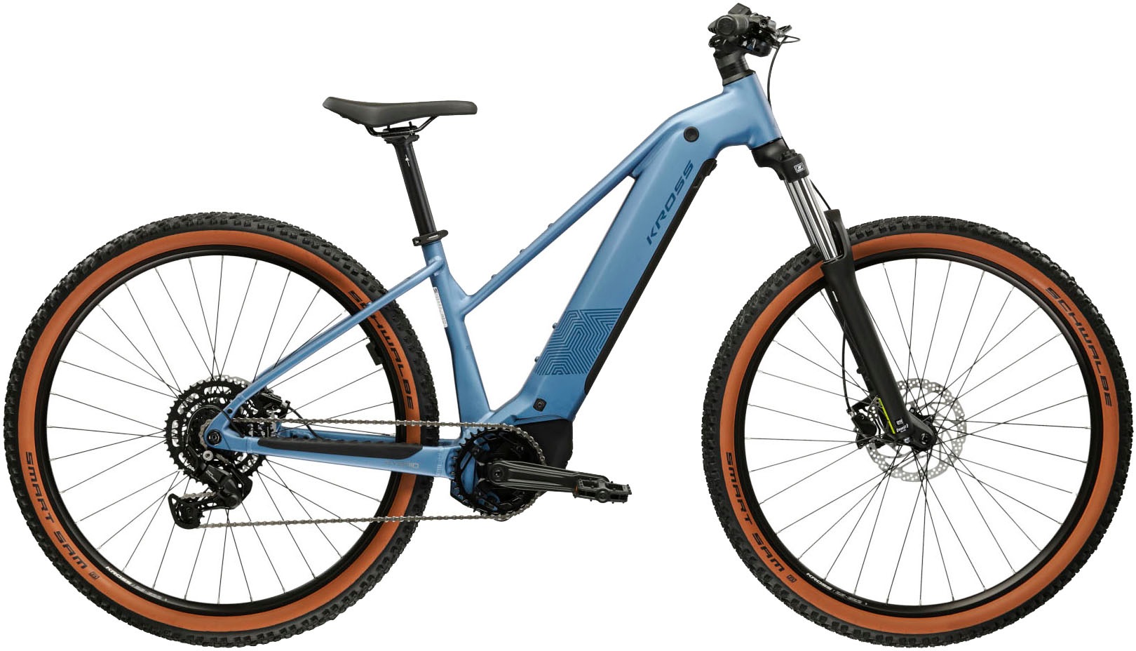 Kross 'Influx Hybrid 2.0 16,7Ah / BOSCH 600 Wh 29' blau 9 Gänge 2026' 9 Gang Shimano CUES U4000 Schaltwerk Kettenschaltung Mittelmotor 250 W BOSCH PERFORMANCE LINE PX 36 V/250 W, Mittelmotor