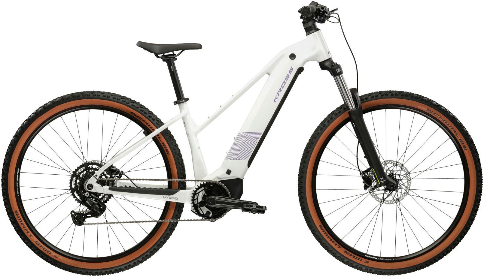 Kross 'Influx Hybrid 2.0 16,7Ah / BOSCH 600 Wh 29' weiß 9 Gänge 2026' 9 Gang Shimano CUES U4000 Schaltwerk Kettenschaltung Mittelmotor 250 W BOSCH PERFORMANCE LINE PX 36 V/250 W, Mittelmotor