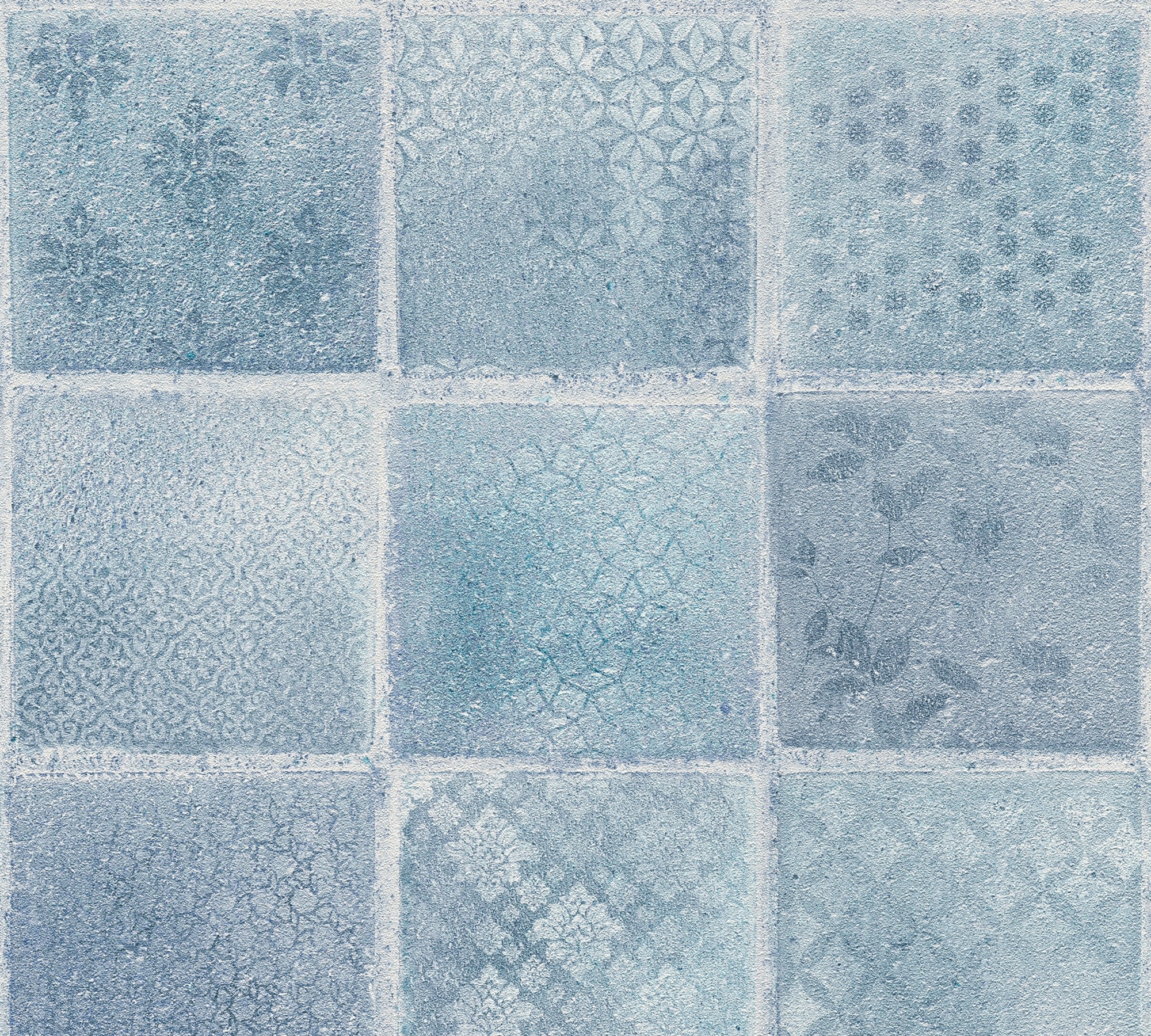 A.S. Création Vliestapete 'Neue Bude 2.0 Tropical Concret in Fliesen Optik' Motiv  abstrakt  gemustert leicht strukturiert Tapete Fliesen Tapeten Wohnzimmer Schlafzimmer Küche Flur Design Optik