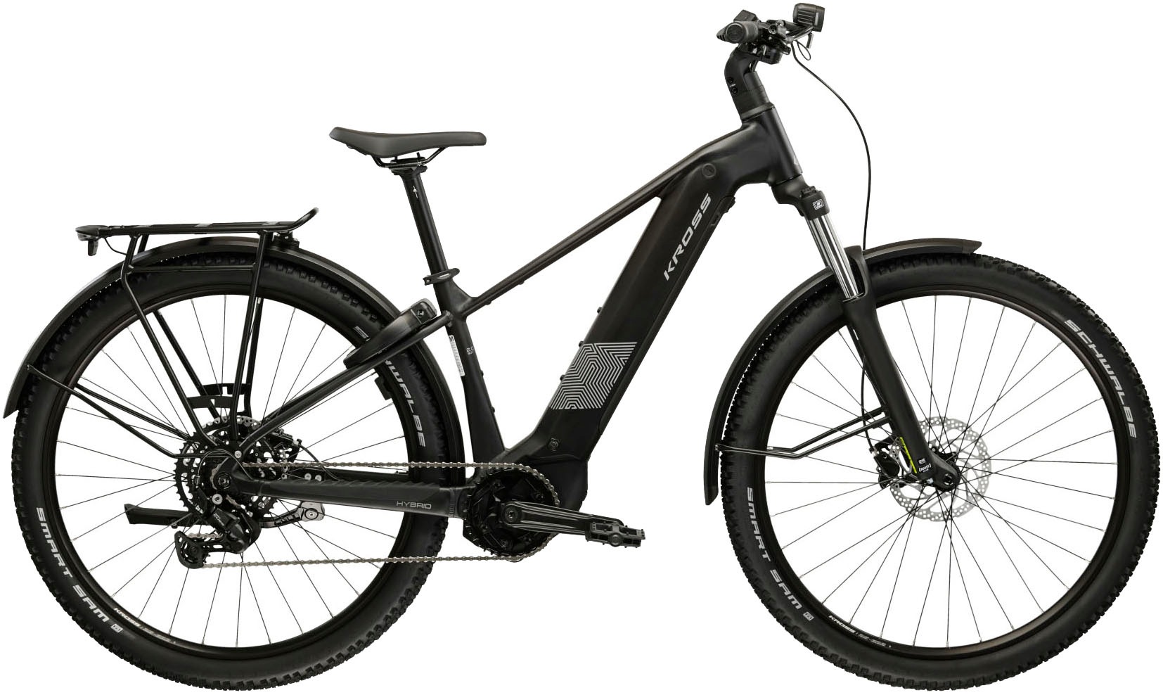 Kross 'Influx Hybrid SUV 2.0 16,7Ah / BOSCH 600 Wh 29' schwarz 9 Gänge 2026' 9 Gang Shimano CUES U4000 Schaltwerk Kettenschaltung Mittelmotor 250 W BOSCH PERFORMANCE LINE PX 36 V/250 W, Mittelmotor