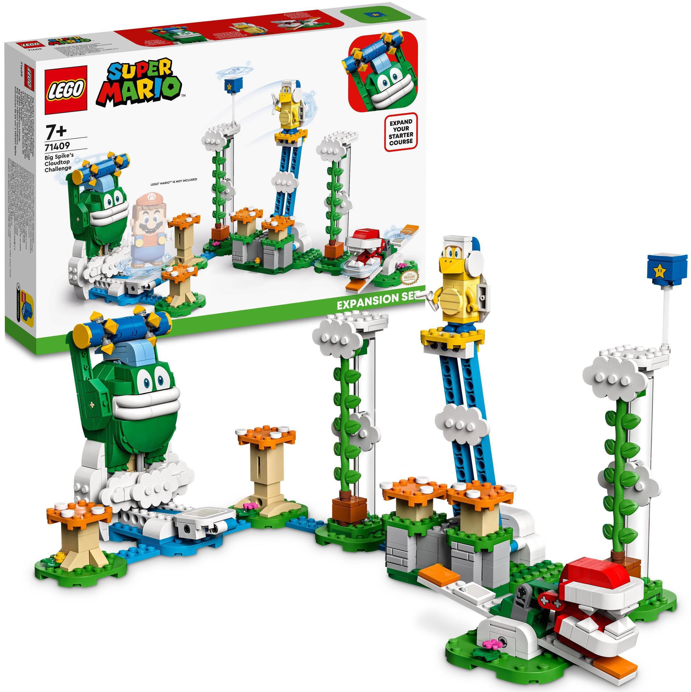 LEGO Konstruktionsspielsteine Maxi-Spikes Wolken-Challenge – Erweiterungsset (71409), LEGO Super Mario, (540 St.), Made in Europe
