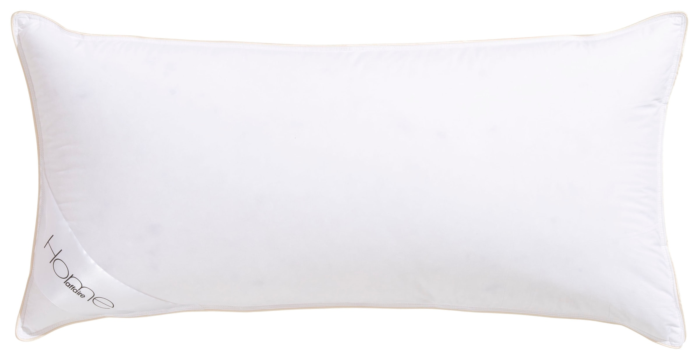 Home affaire 3-Kammer-Kopfkissen 'Litrone Kopfkissen 40x80 cm, 80x80 cm' Füllung: 100% Gänsedaunen Außenkammer & 100% Gänsefedern Innenkern 1 Stk. tlg. Kissen DOWNPASS zertifiziert und Made in Germany