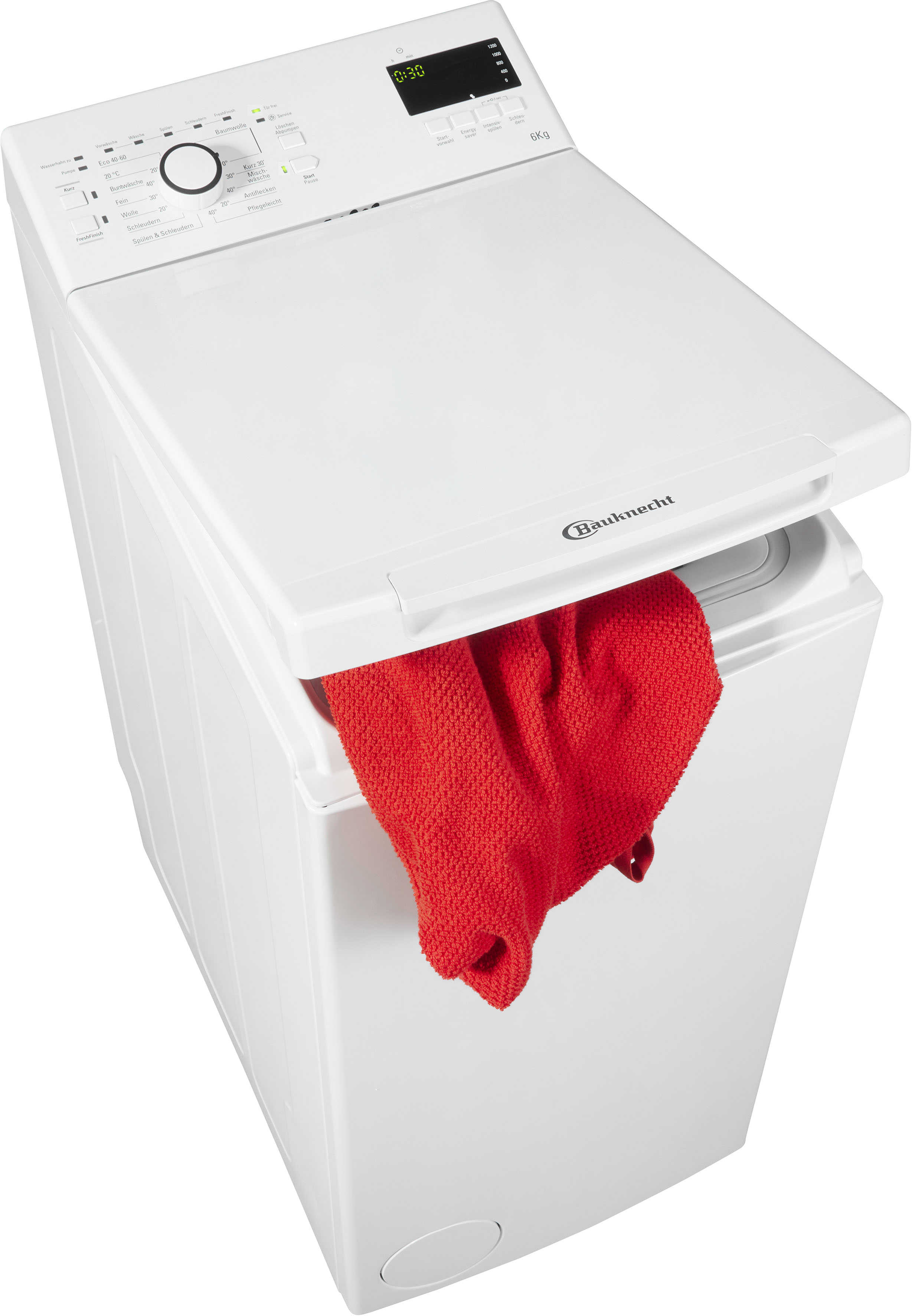 BAUKNECHT Waschmaschine Toplader 'WAT Smart Eco 12C', WAT Smart Eco 12C, 6 kg, 1200 U/min