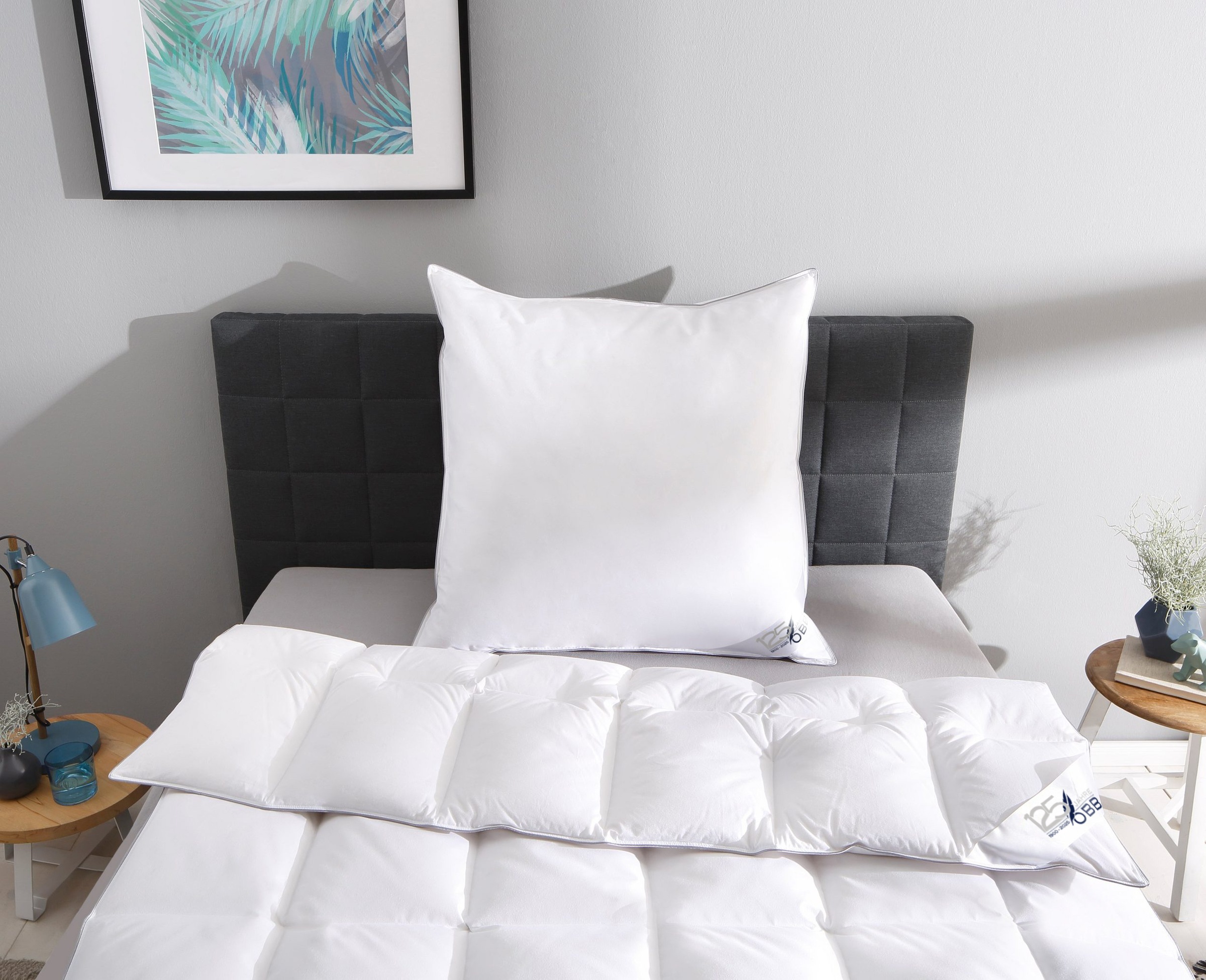 OBB Daunenbettdecke 'Edition 125 Jahre, Bettdecken für Sommer und Winter, Ganzjahresdecke' extrawarm Füllung 90% Daunen, 10%Federn 1 Stk. tlg. Bettdecke 135x200 cm, 155x220 cm & weitere Größen, Made in Germany