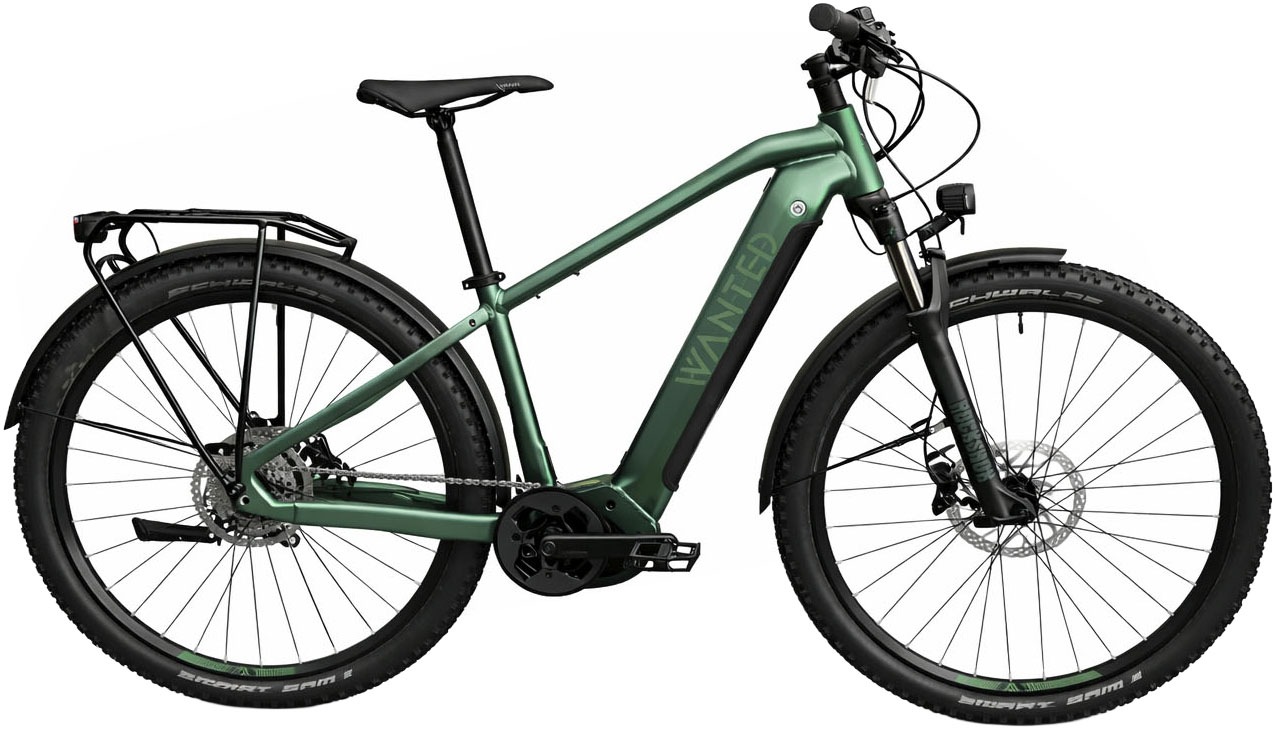 WANTED 'WANTED CORVARA 27,5 Zoll – Bosch Performance Line CX Motor, RockShox' 10 Gang Shimano DEORE RDM5120 Schaltwerk Kettenschaltung Mittelmotor 250 W BOSCH PERFORMANCE LINE CX 36 V/250 W, Mittelmotor