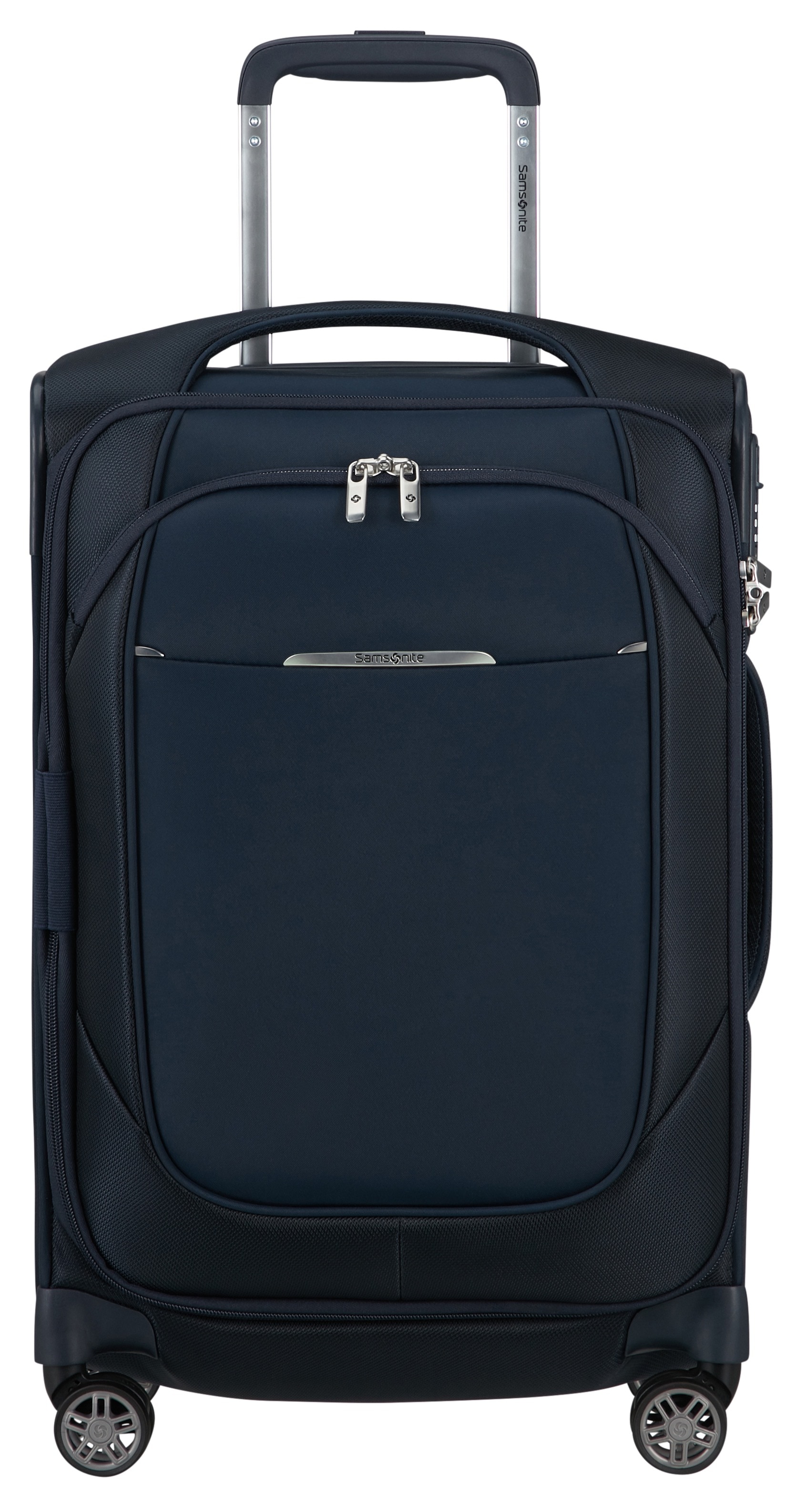 Samsonite Weichgepäck-Trolley 'RE-LITE, verschiedene Größen und Farben' Set, mit 2 Packwürfeln, 2 Stk. tlg. 36 l 4 Rollen Reisekoffer TSA-Schloss Stickerbogen Volumenerweiterung Laptopfach