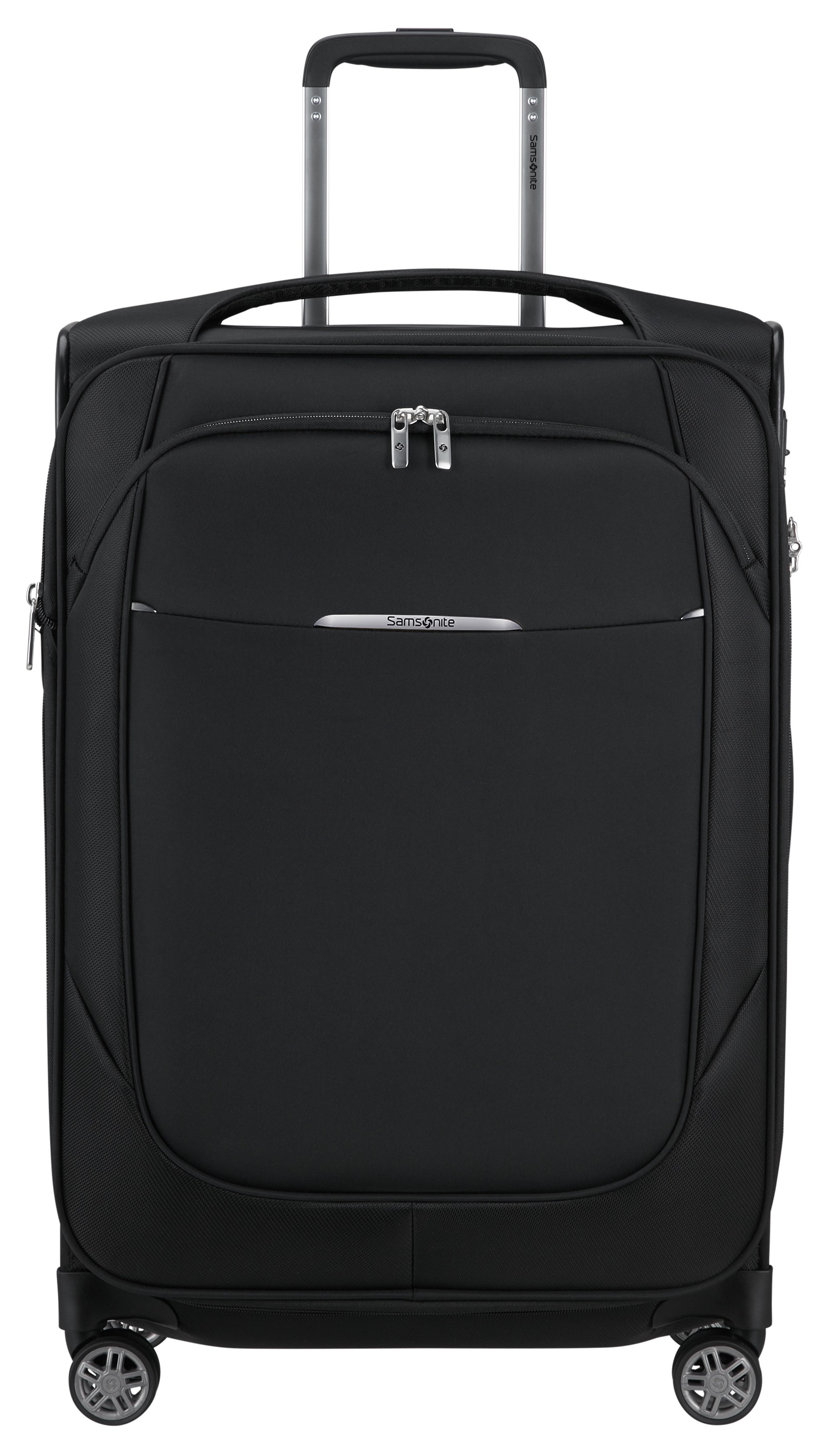 Samsonite Weichgepäck-Trolley 'RE-LITE, verschiedene Größen und Farben' Set, mit 2 Packwürfeln, 2 Stk. tlg. 79 l 4 Rollen Reisekoffer TSA-Schloss Stickerbogen Volumenerweiterung Laptopfach