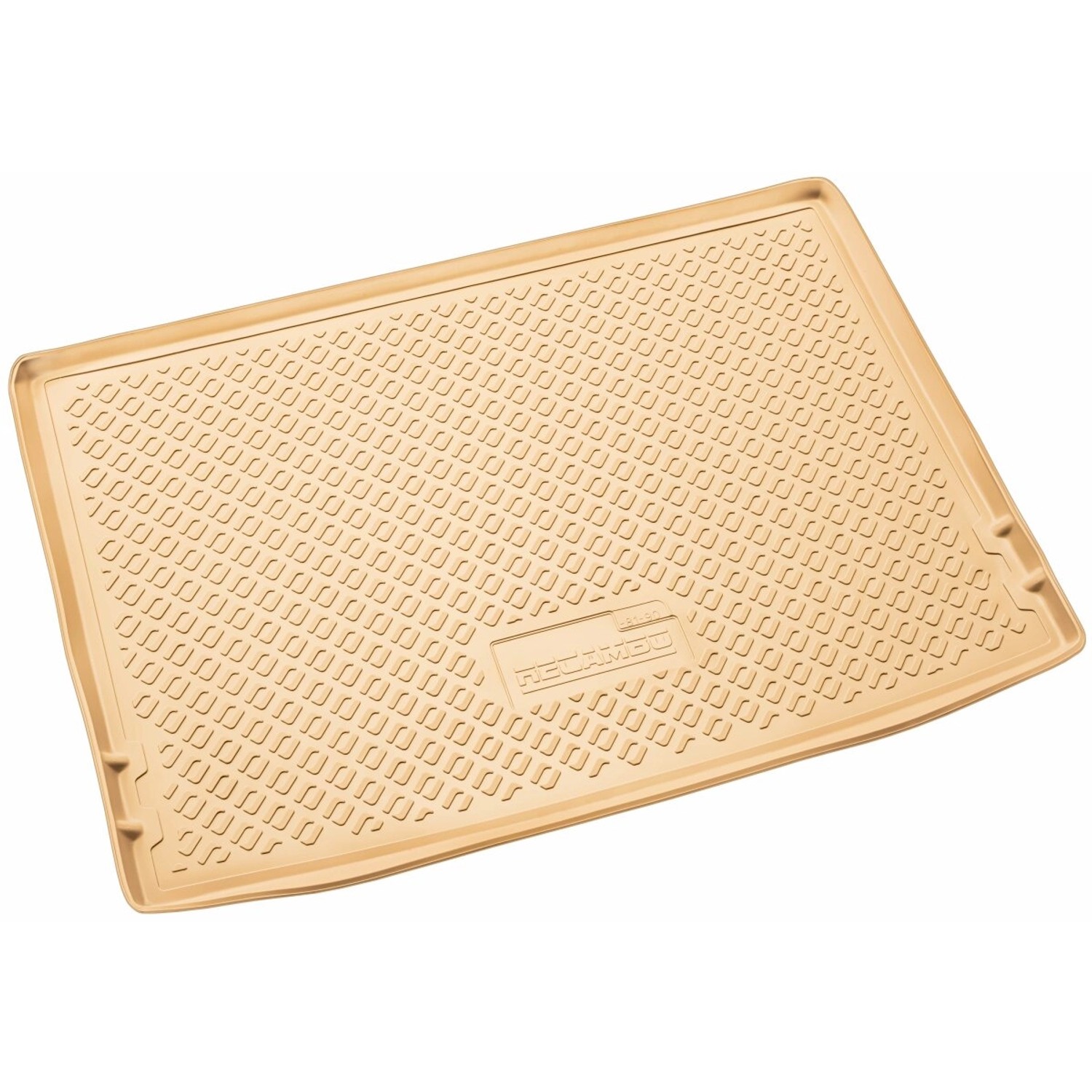 Gummi Kofferraumwanne für Skoda YETI BJ 2009-2017 Passgenau mit Rand BEIGE