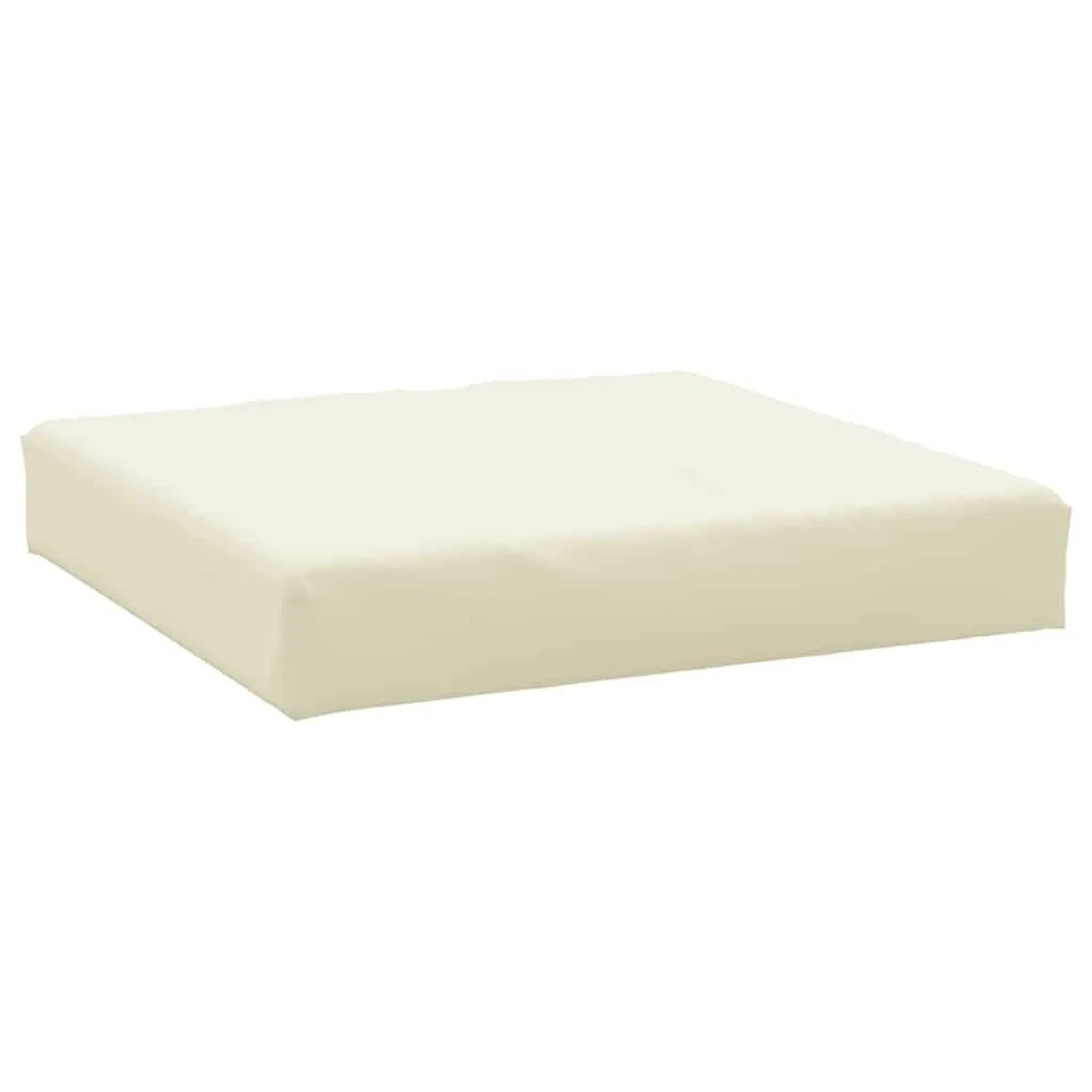 vidaXL Palettenkissen Creme 60x60x9,5 cm Oxford-Gewebe 361794