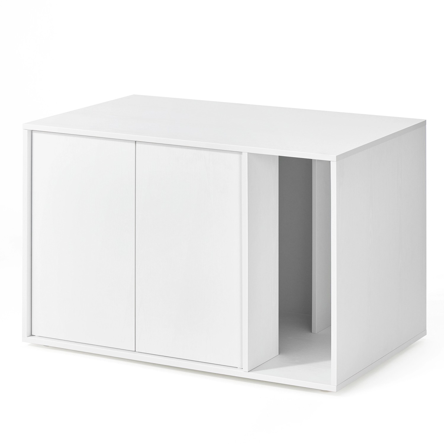 Feandrea Katzenklo-Schrank Toolless-Technologie Weiß