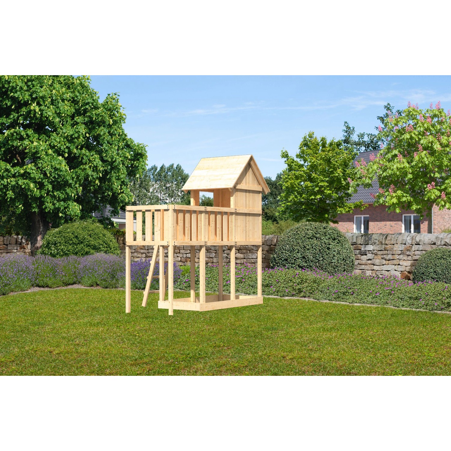 Karibu Stelzenhaus Frieda Anbauplattform