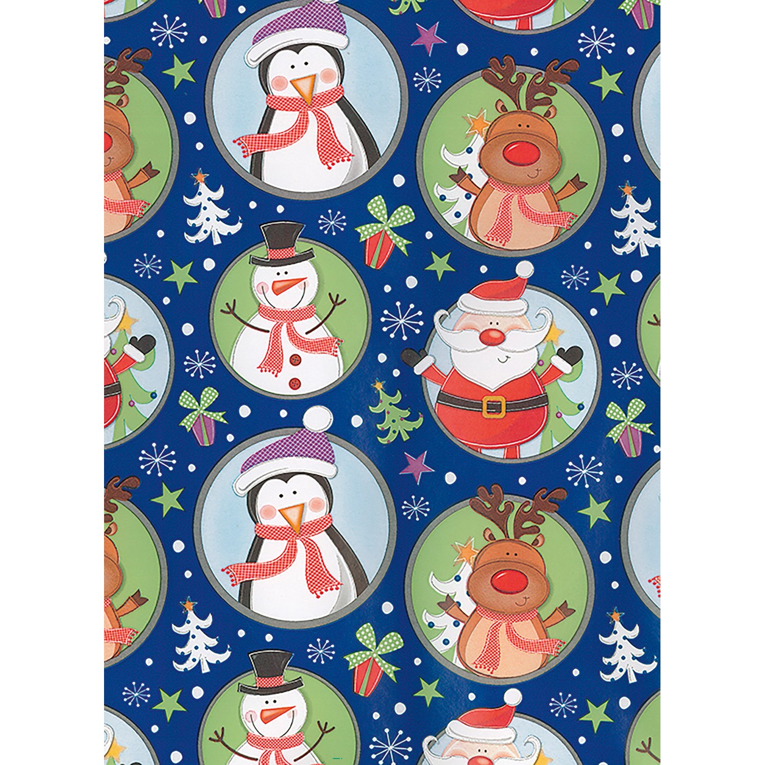 Geschenkpapier Weihnachten Kinder Rolle 10 m 5-fach sortiert