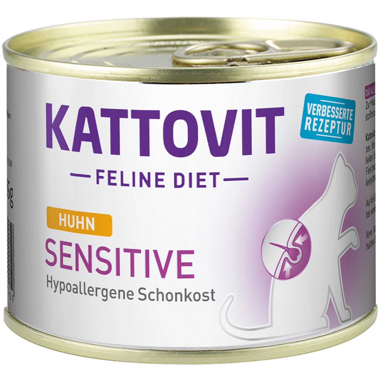 Kattovit Spezialfutter für Katzen Sensitive mit Huhn 185 g