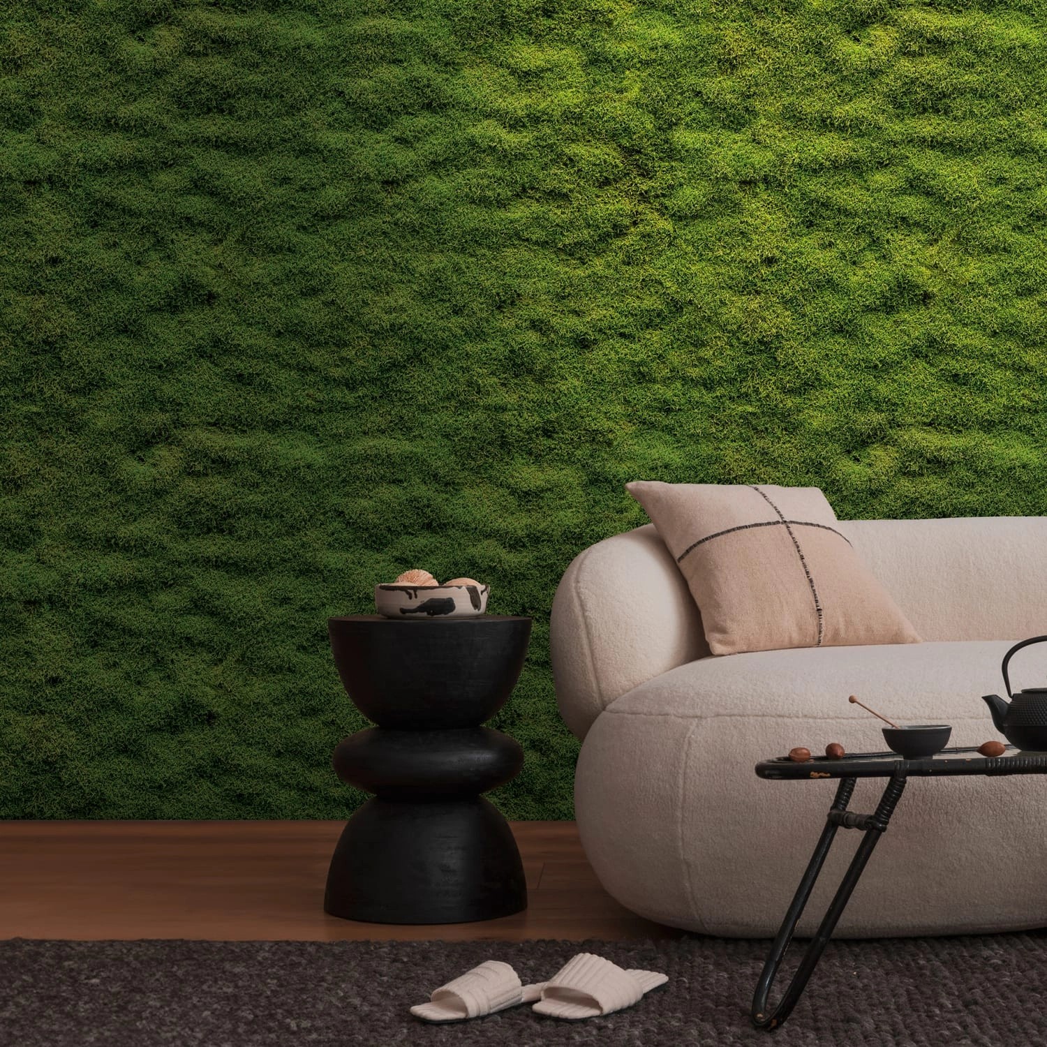 PROFHOME 398391-GU Fototapete 3D Matt Grün moos-Grün Gelb-Grün 1,59 m x 2,8 m 0,53 m x 8,80 m 4,45 m2 Grün