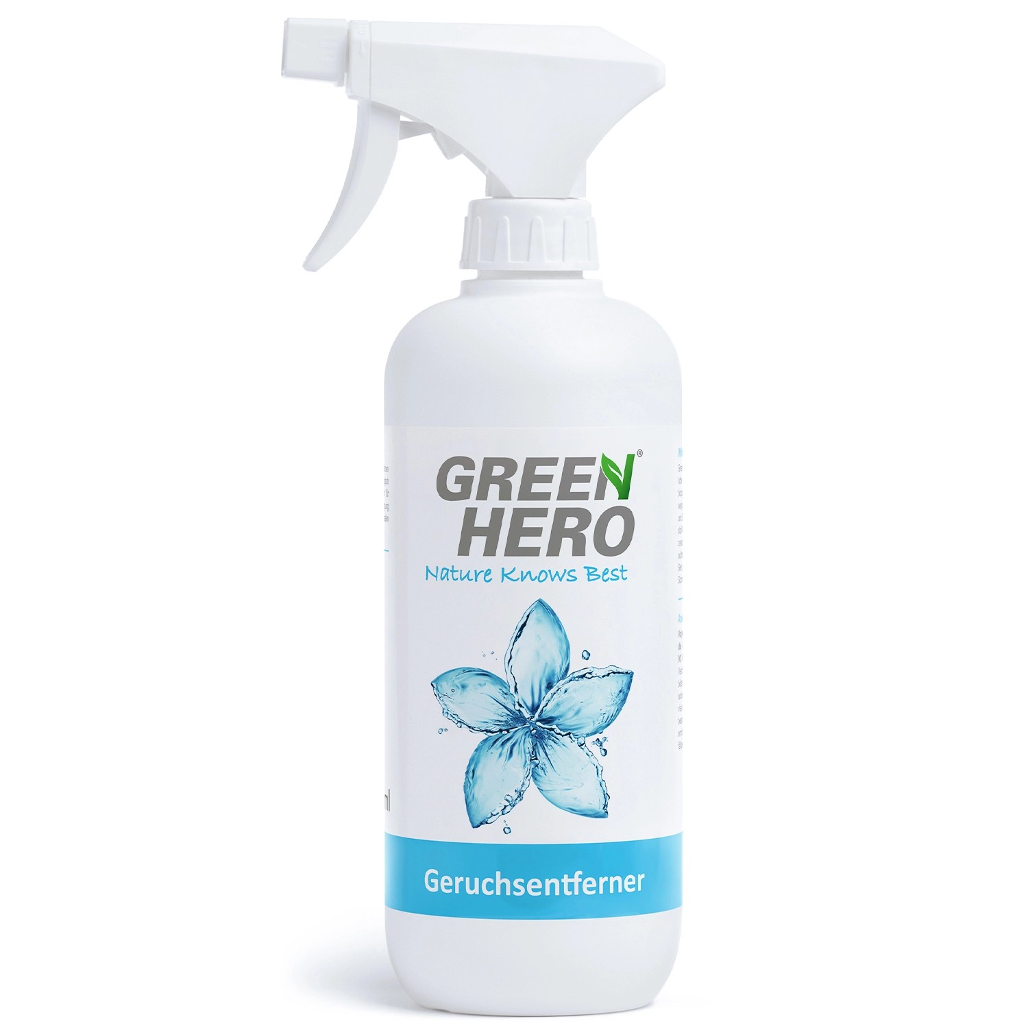 GreenHero Geruchsentferner Spray für Textilien, Schuhe etc. gegen Gerüche, Neutralisiert Gerüche