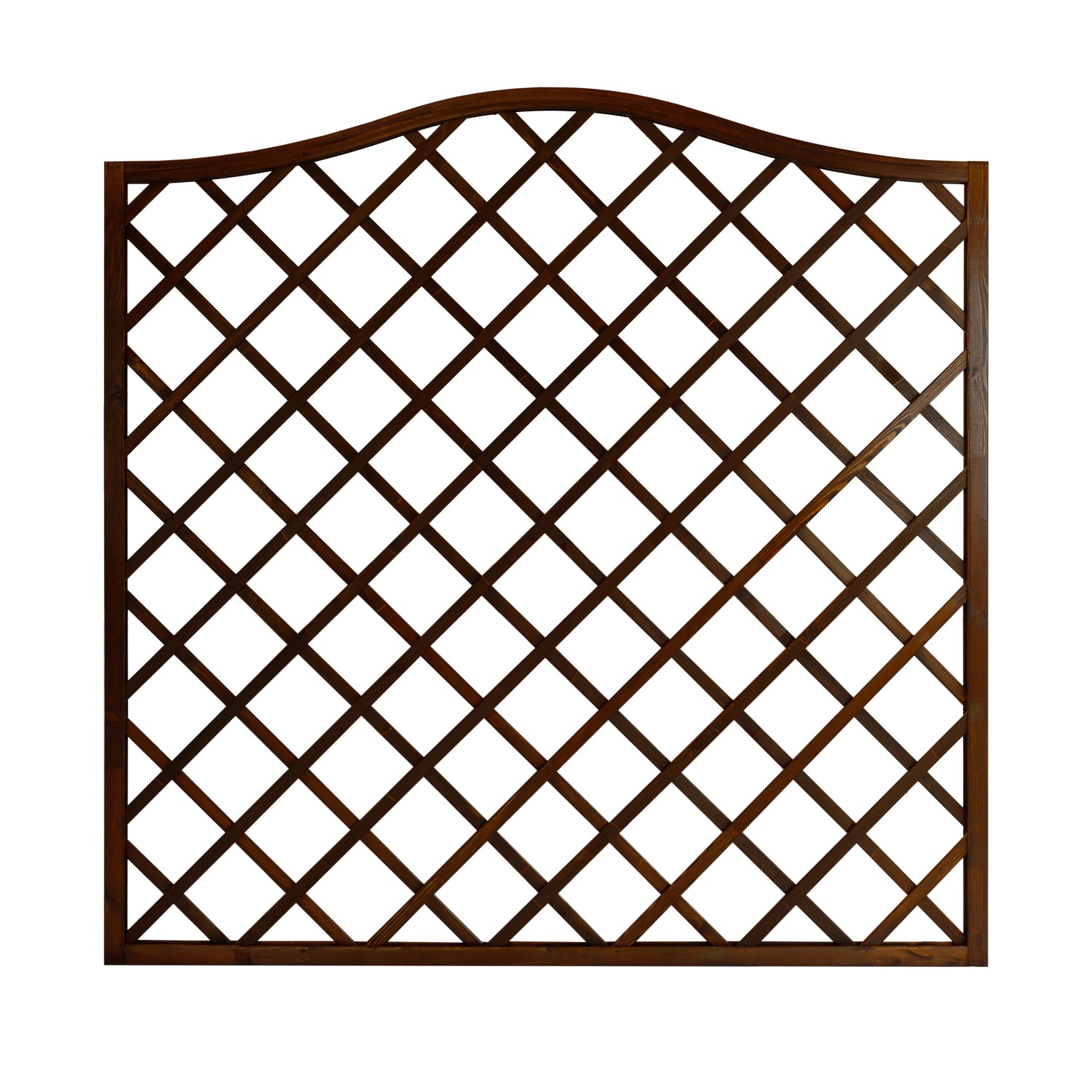 Sichtschutzzaun-Element Nancy Braun 164/180 cm x 180 cm