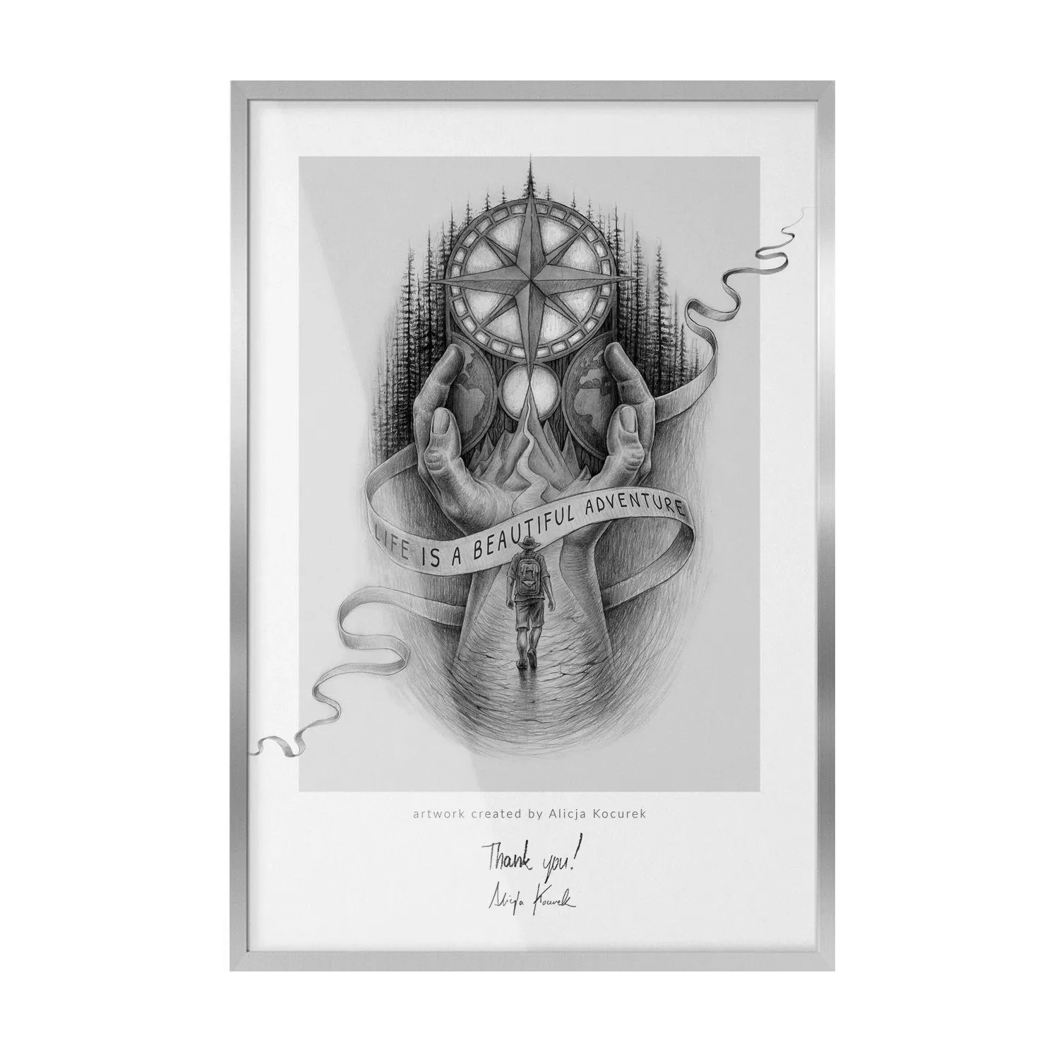 Tulup Bilderrahmen Fotorahmen 40x60 cm Silber Bilderrahmen Foto Bilderrahmen Dekorativer Bilderrahmen