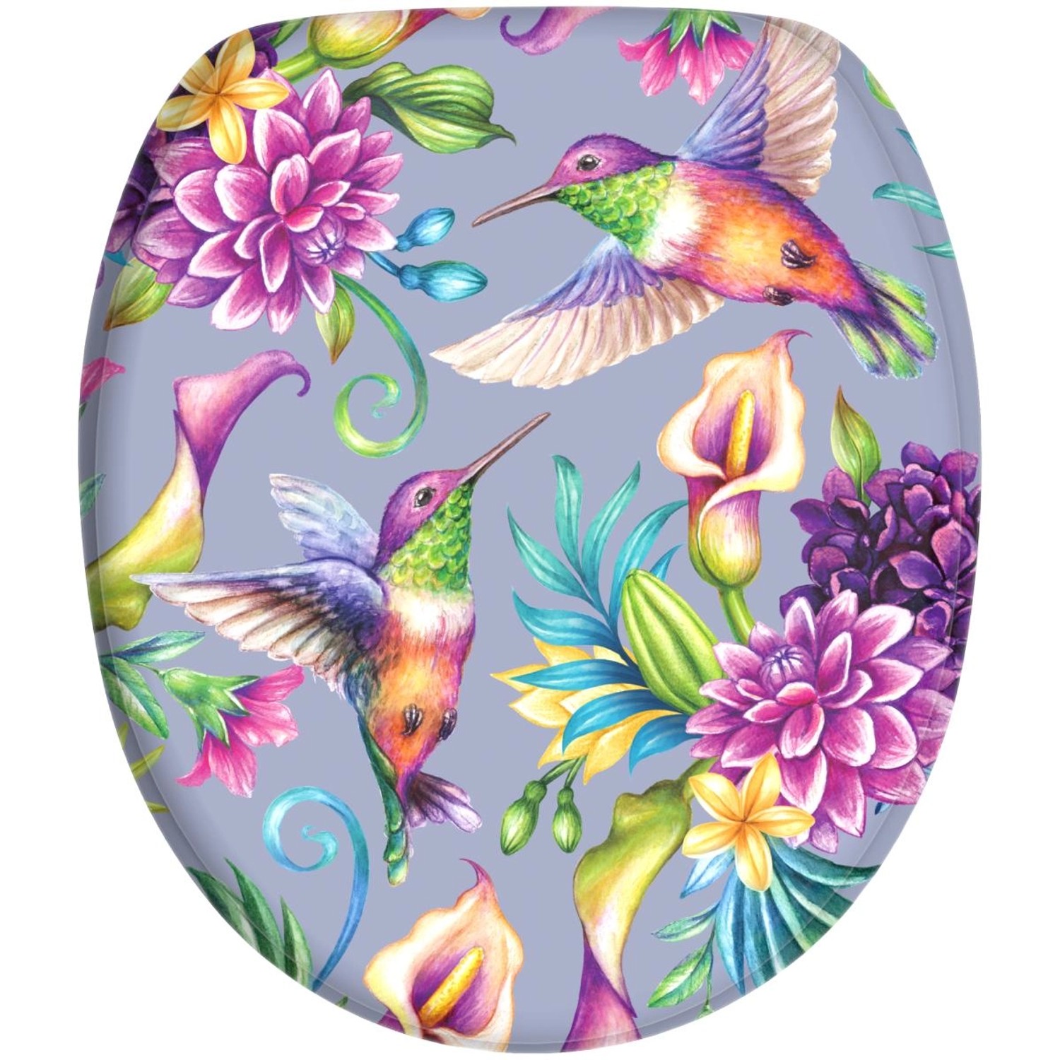 SANILO WC Sitz Kolibri Hochwertiger und Stabiler Toilettendeckel aus Holz