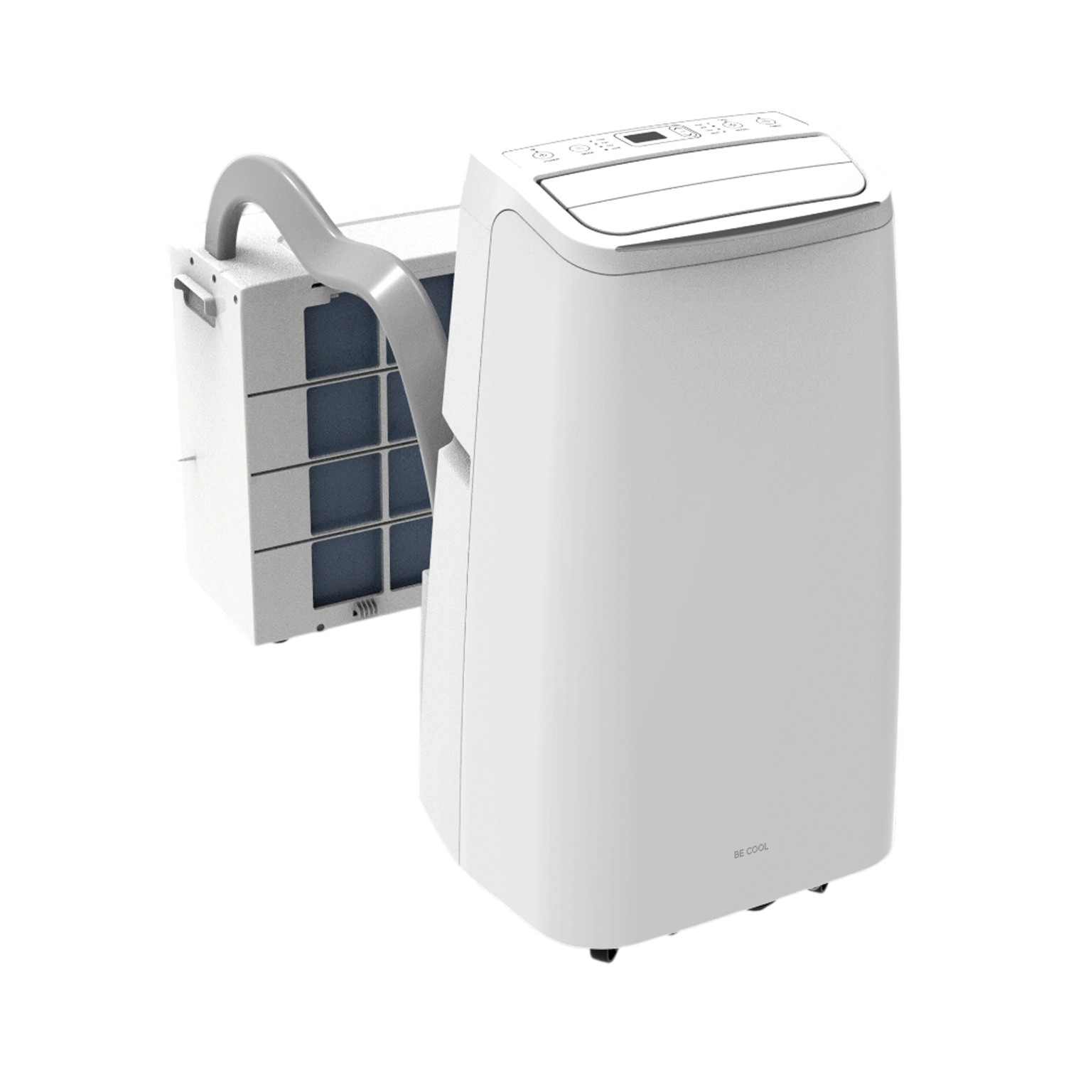 Be Cool Mobiles Split-Klimagerät BCPSK12KW mit WiFi-Funktion