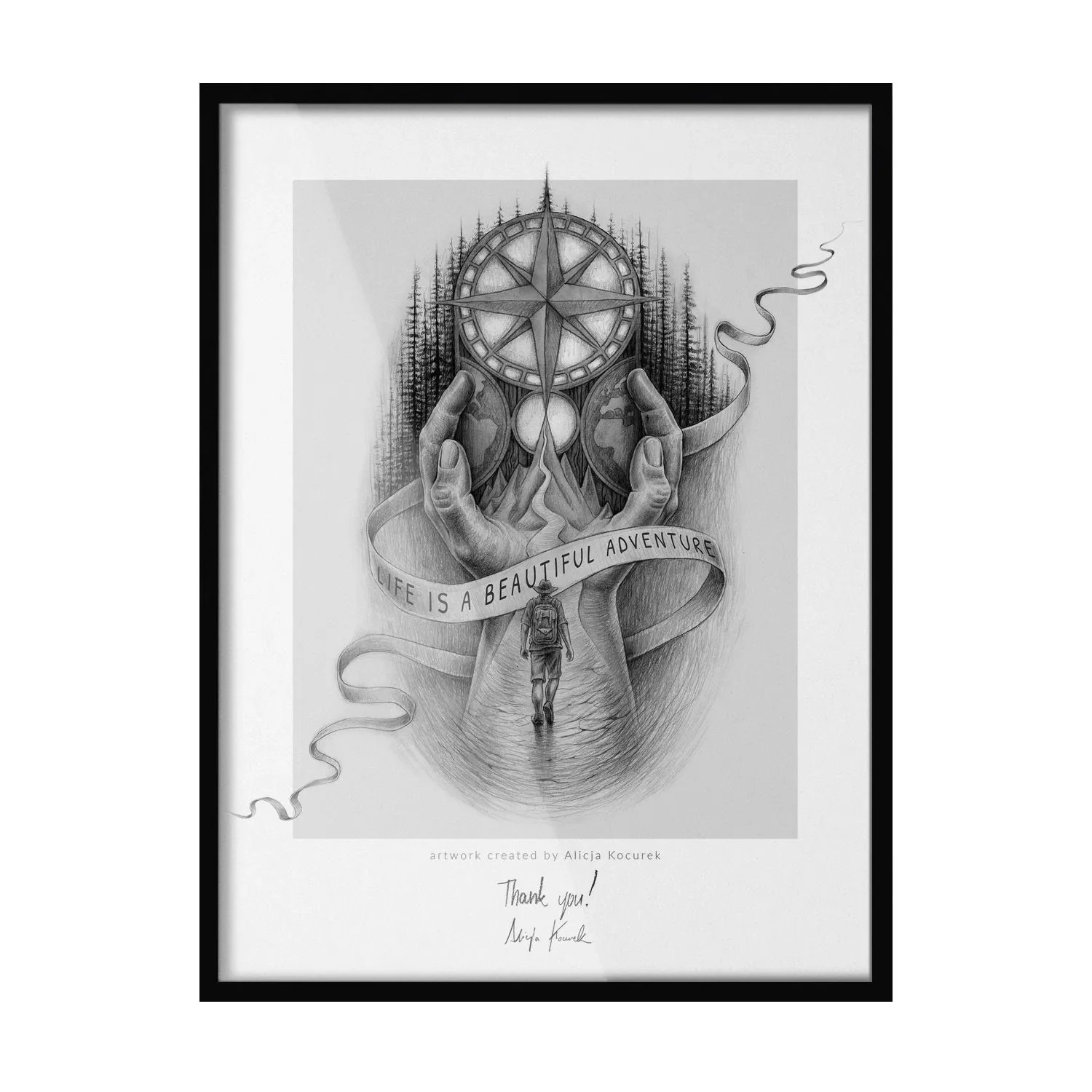 Tulup Bilderrahmen Fotorahmen 60x80 cm Schwarz Bilderrahmen Foto Bilderrahmen Dekorativer Bilderrahmen