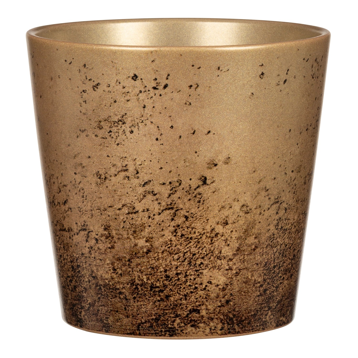 Scheurich Übertopf Antique Gold Ø 16 cm x 15 cm Gold