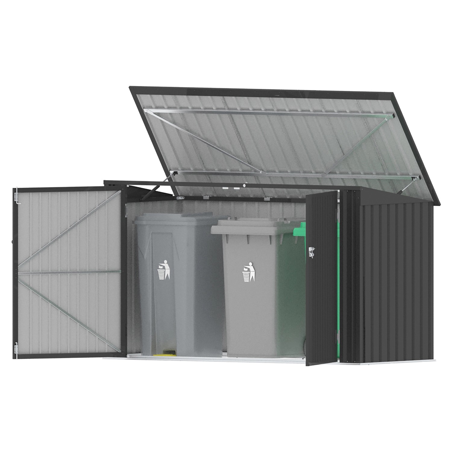 Tepro Universalbox Store Max 232,5 cm x 132 cm x 104,5 cm Anthrazit