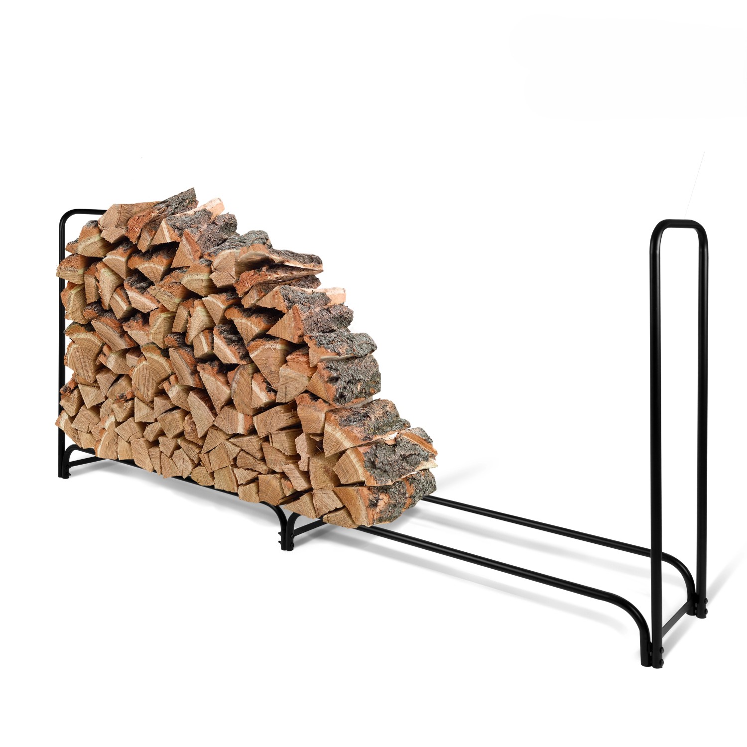 KARAT Kaminholzregal Patmos Modernes Regal für Brennholz 232 x 114 x 36 cm