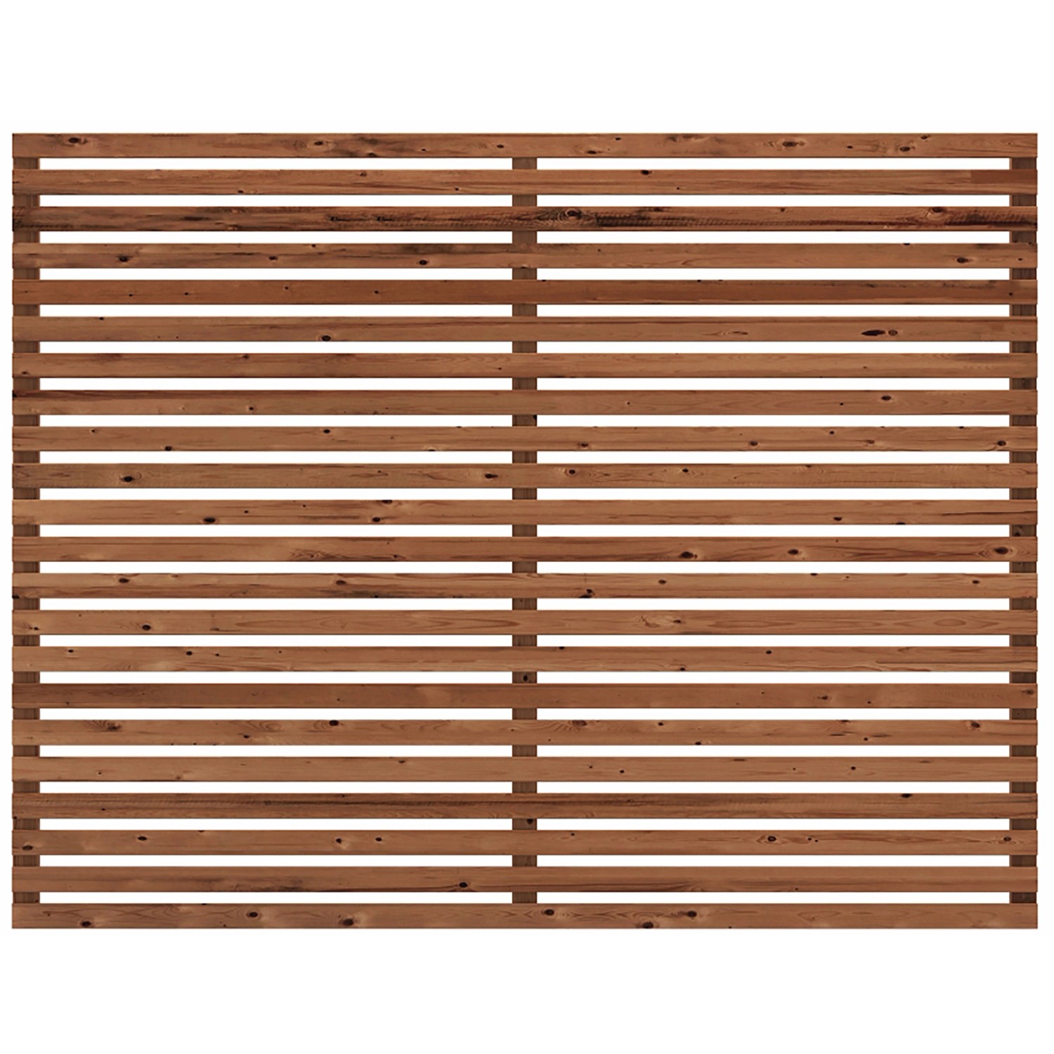 Plus Holz Sichtschutzzaun Tokyo ThermoWood® 180 cm x 140 cm